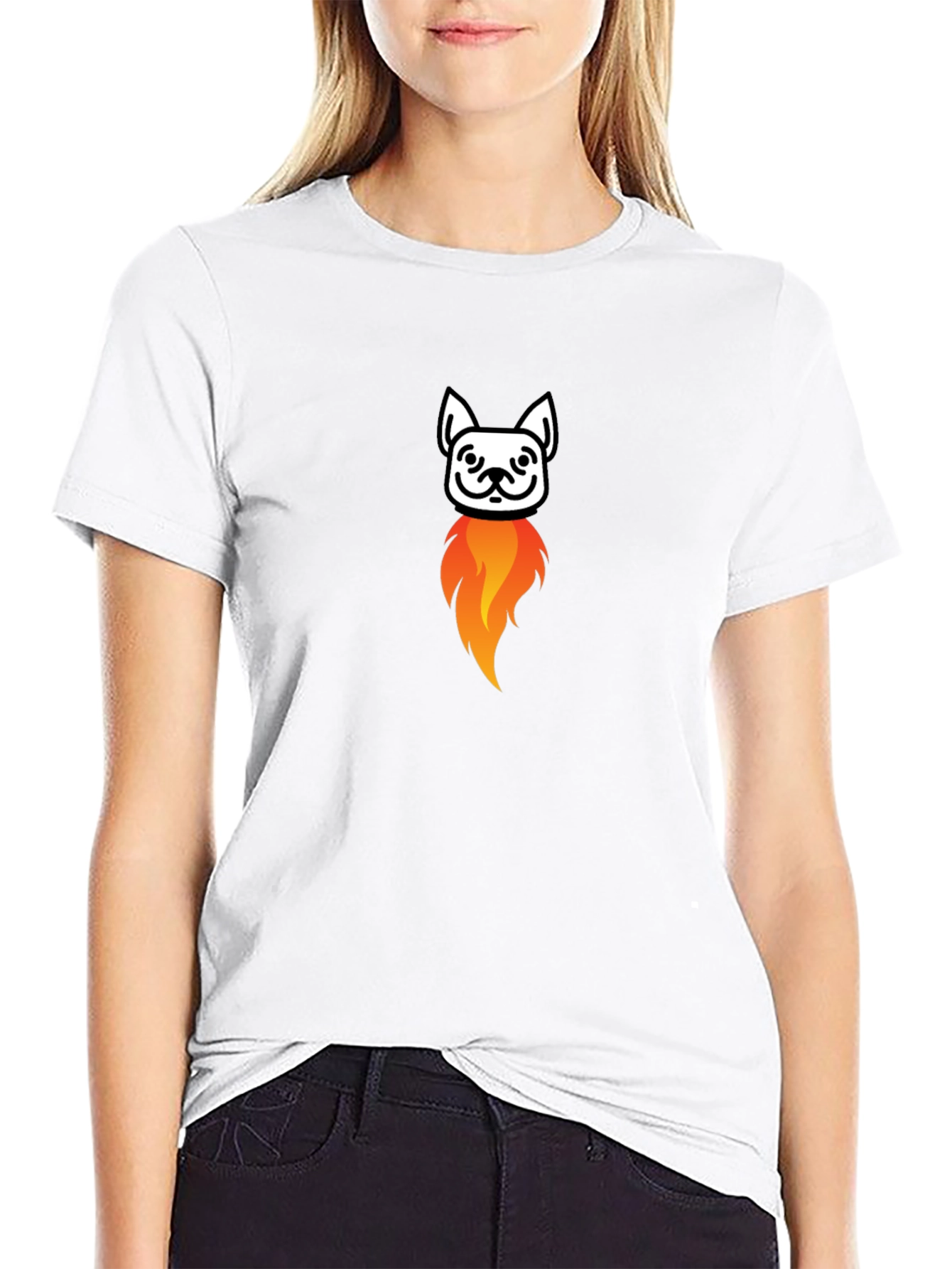 Mens Black Graphic Tee - Dog Rocket