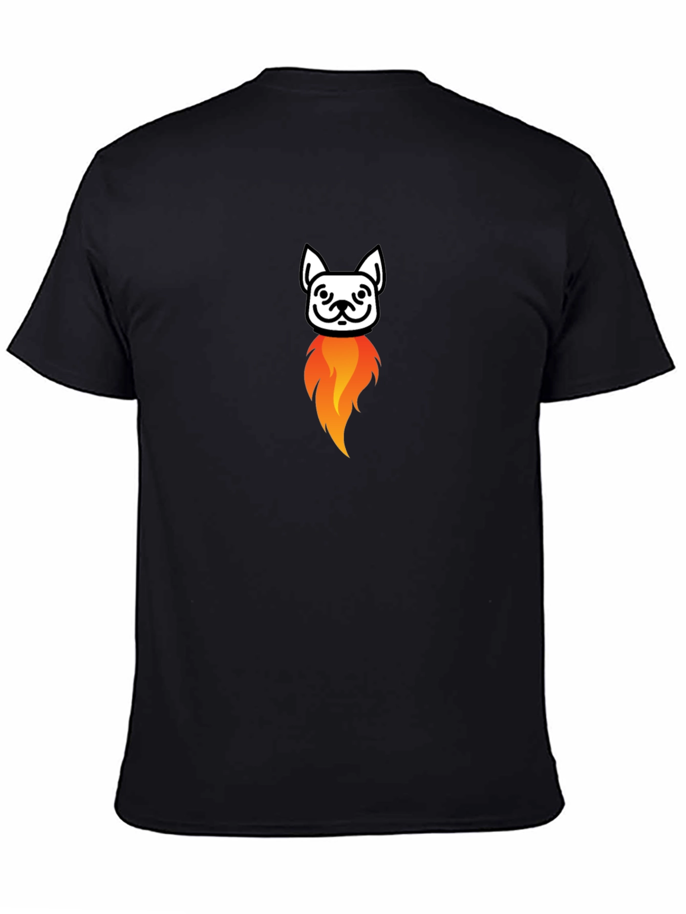 Mens Black Graphic Tee - Dog Rocket