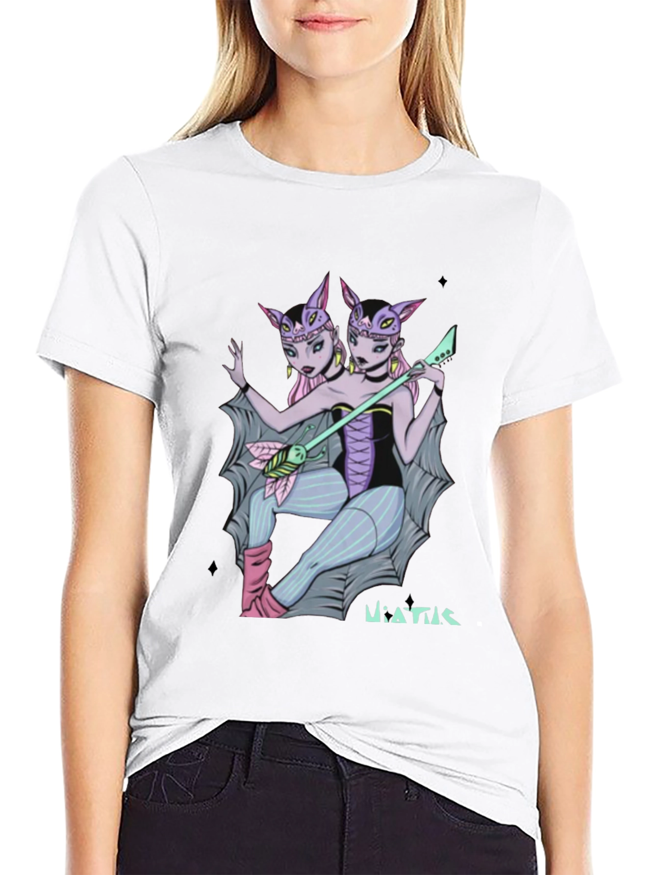 Whimsical Twin Alien T-Shirt