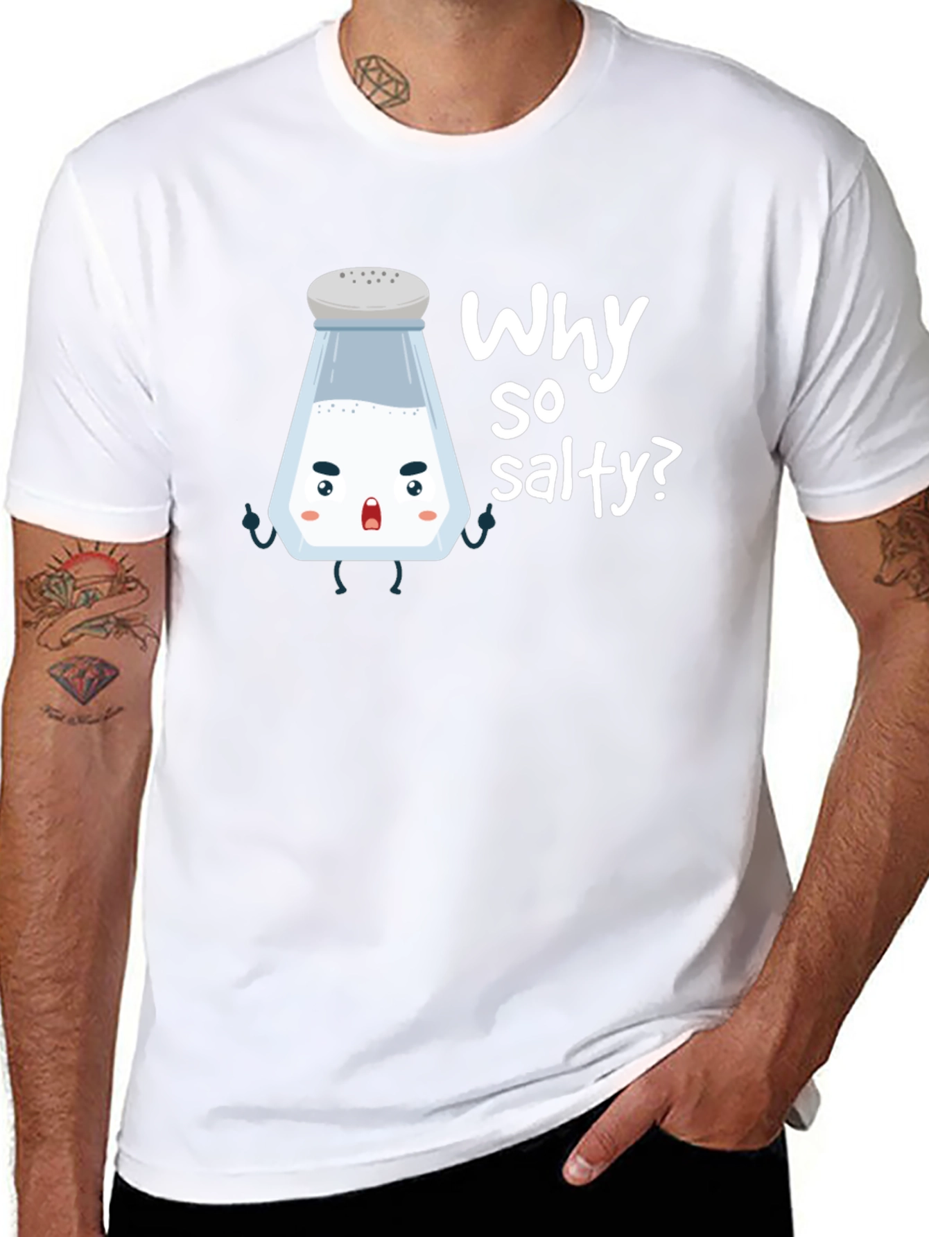 Why So Salty? Funny Graphic T-Shirt