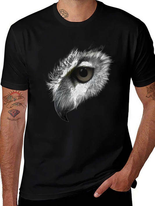 Owl Eye Graphic T-Shirt - Soft Cotton Tee