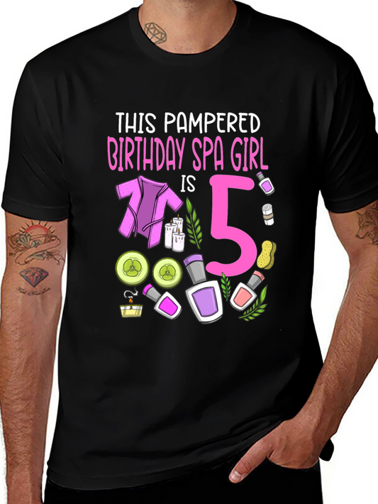 Pampered Birthday Spa Girl 5 T-Shirt