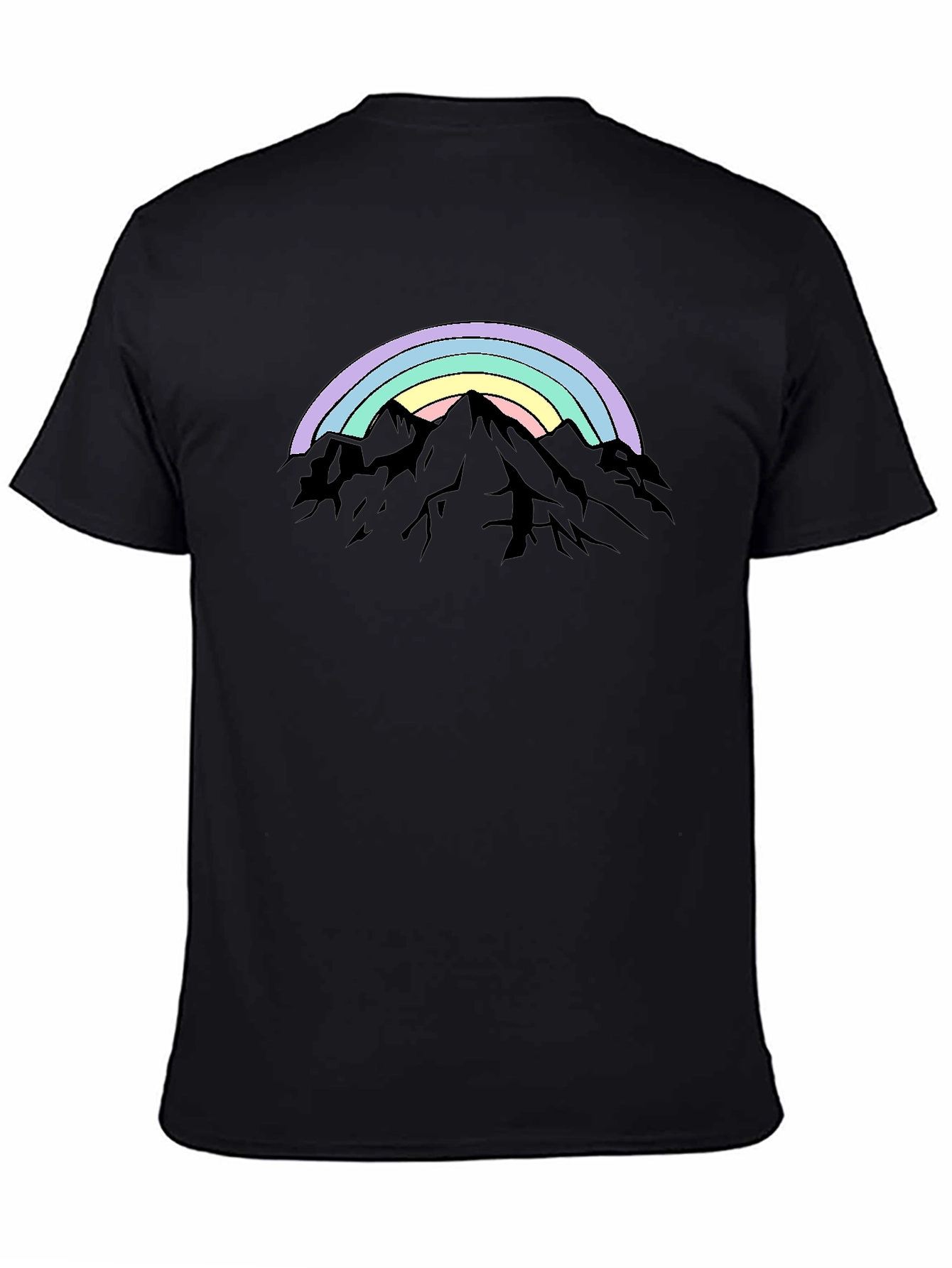 Rainbow Mountain Graphic Tee - Stylish Comfort