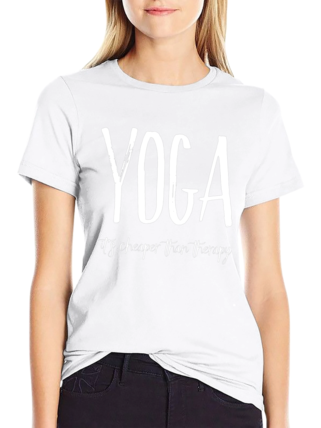 Yoga is Cheaper Than Therapy - Unisex T-Shirt