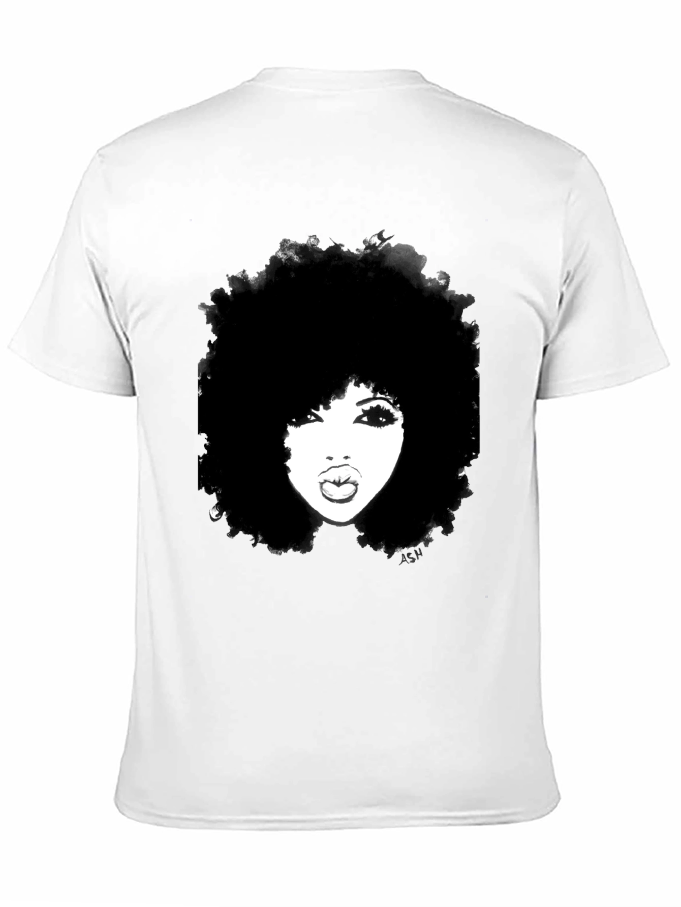 Afro Woman Graphic Tee - Bold & Stylish
