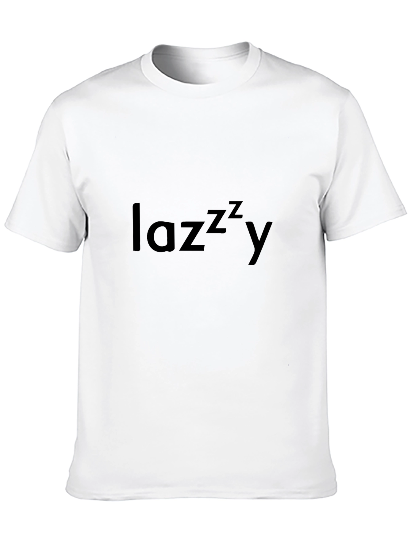 Lazy Graphic Tee - Black Unisex T-Shirt