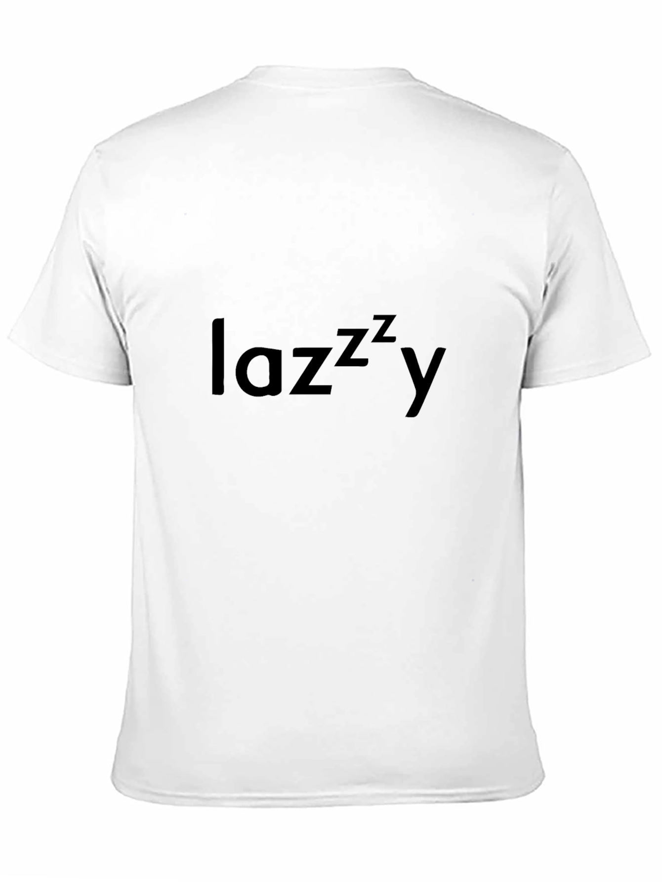 Lazy Graphic Tee - Black Unisex T-Shirt
