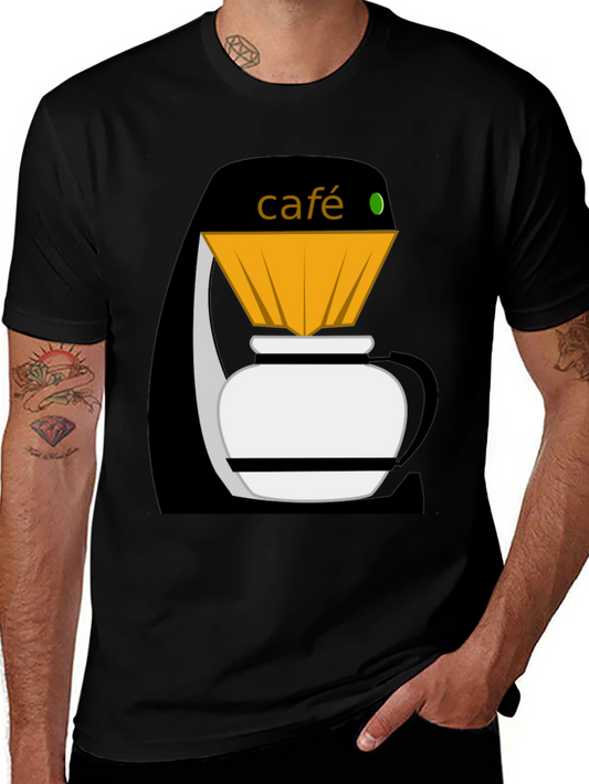 Cafe Graphic Tee - Coffee Lovers T-Shirt