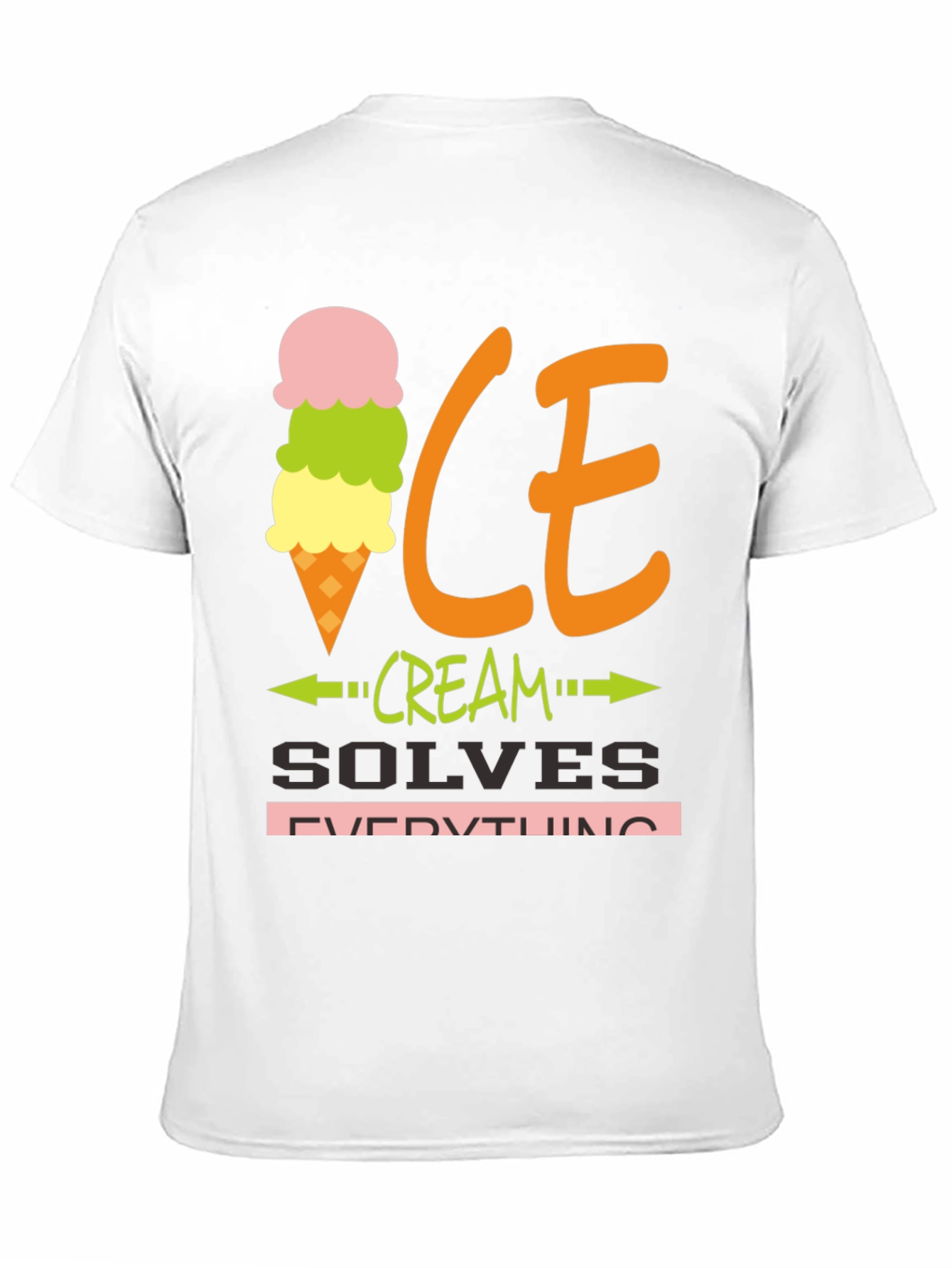 Ice Cream Solves Everything Graphic Tee