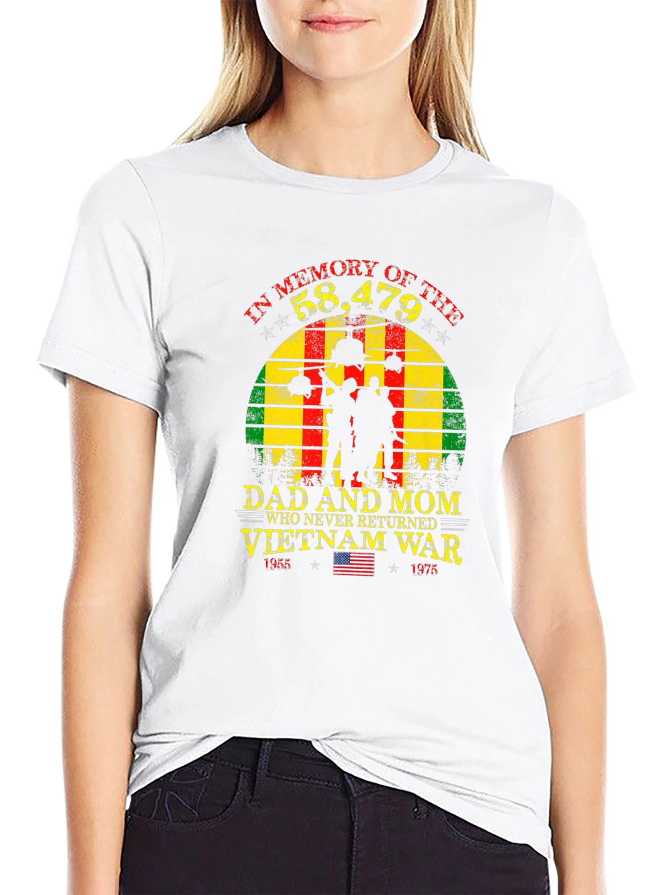 Vietnam War Memorial T-Shirt - Never Forgotten