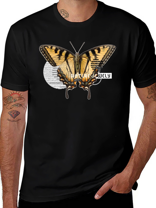 Nature Jewelry Butterfly Graphic T-Shirt