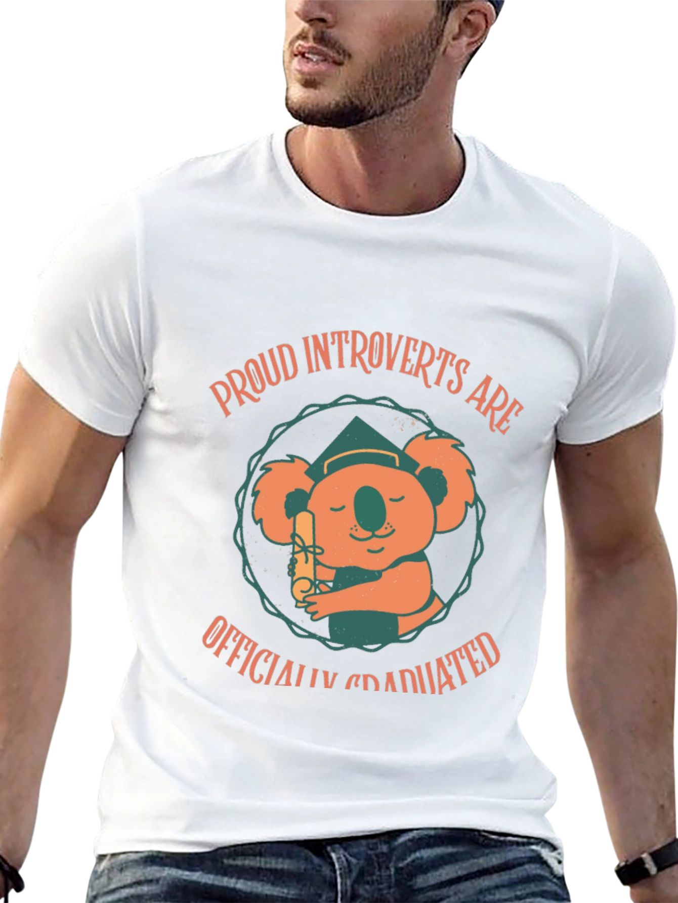 Proud Introverts Graduated T-Shirt