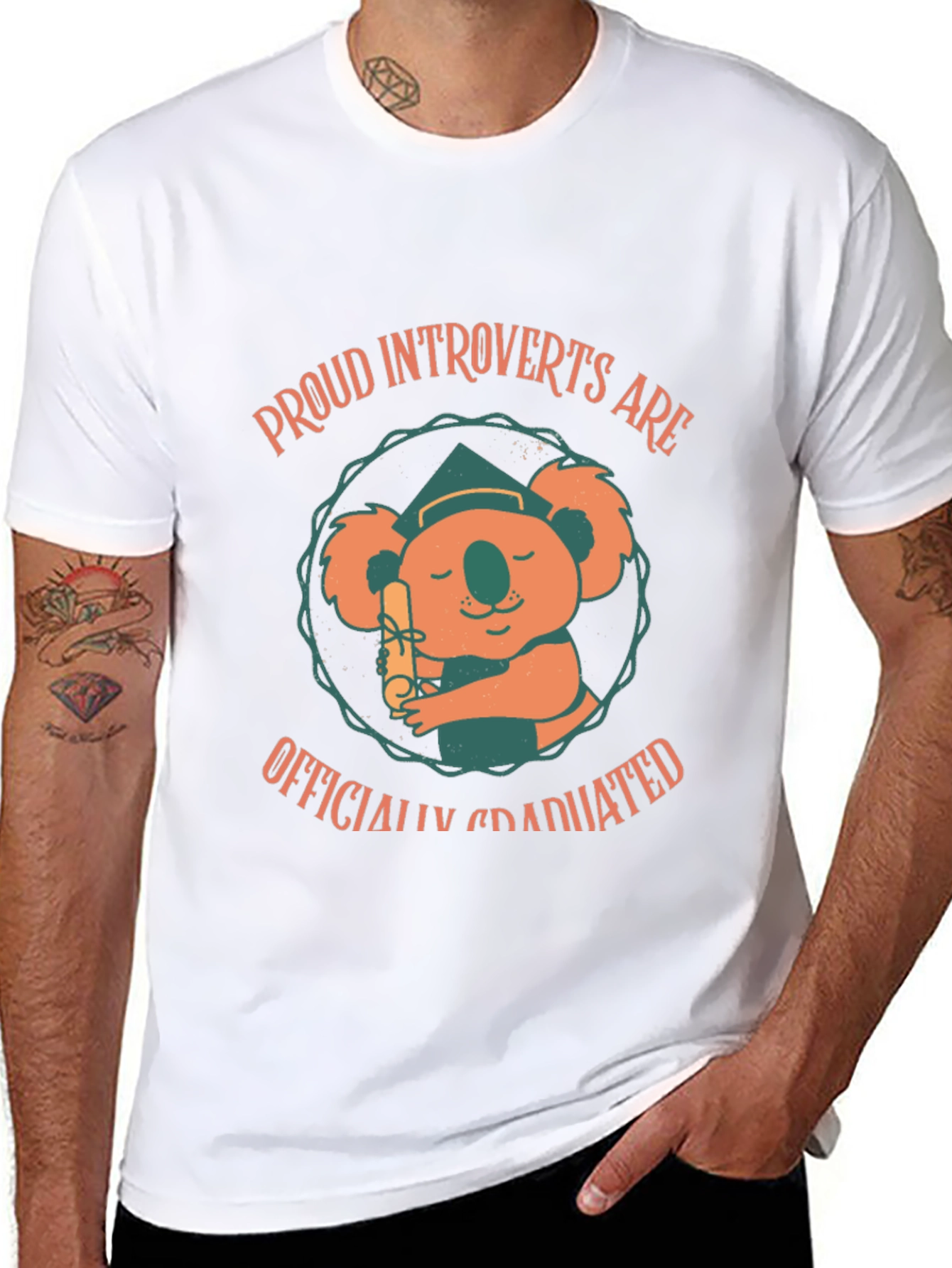 Proud Introverts Graduated T-Shirt