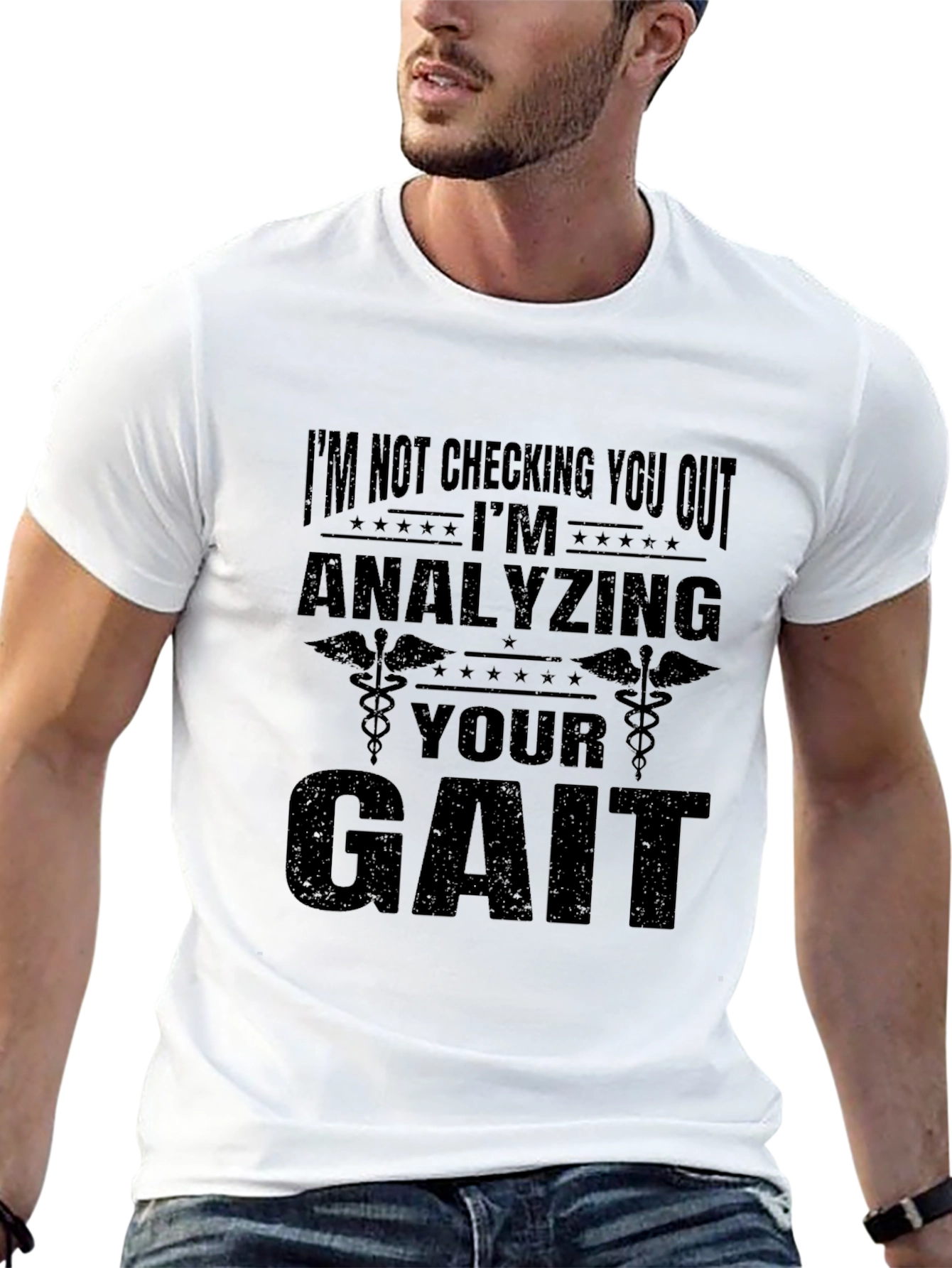 Analyzing Your Gait Funny Graphic T-Shirt