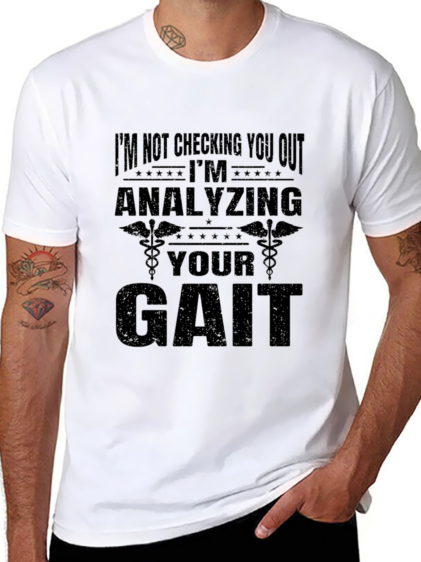 Analyzing Your Gait Funny Graphic T-Shirt