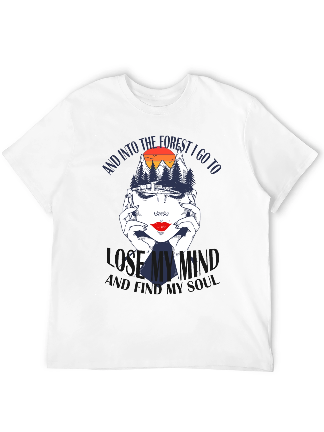 Forest Soul Graphic T-Shirt - Black