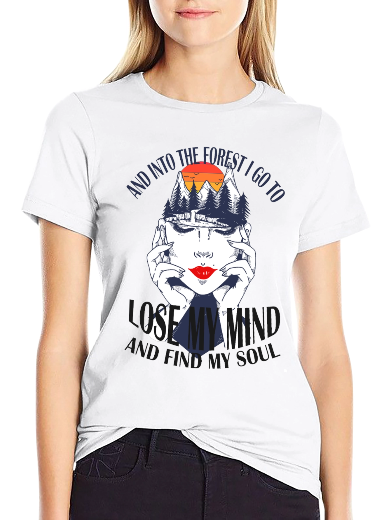Forest Soul Graphic T-Shirt - Black