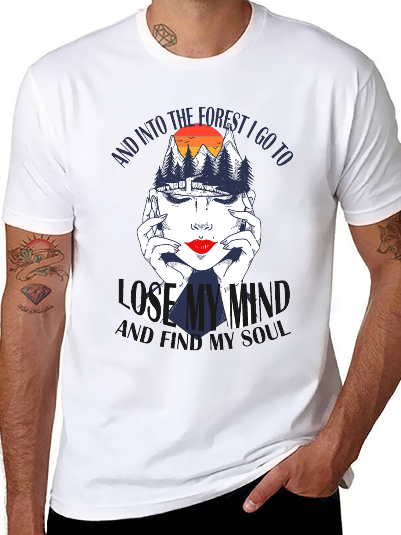 Forest Soul Graphic T-Shirt - Black