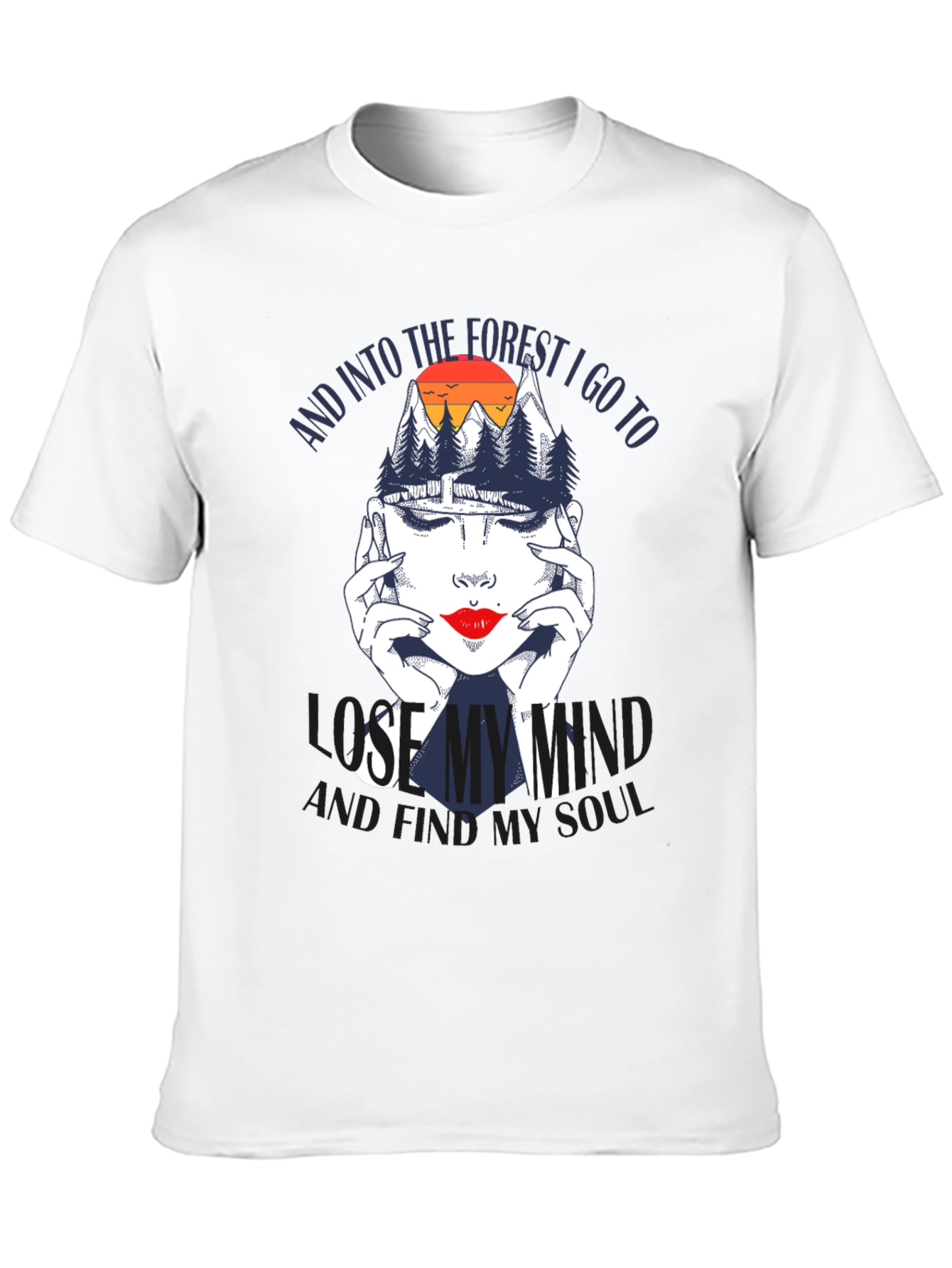 Forest Soul Graphic T-Shirt - Black