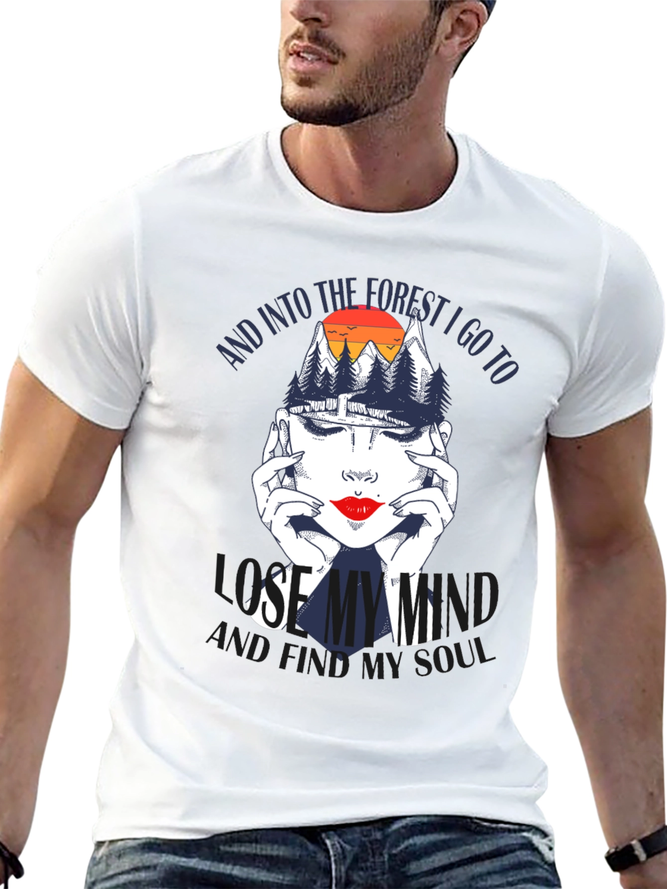 Forest Soul Graphic T-Shirt - Black