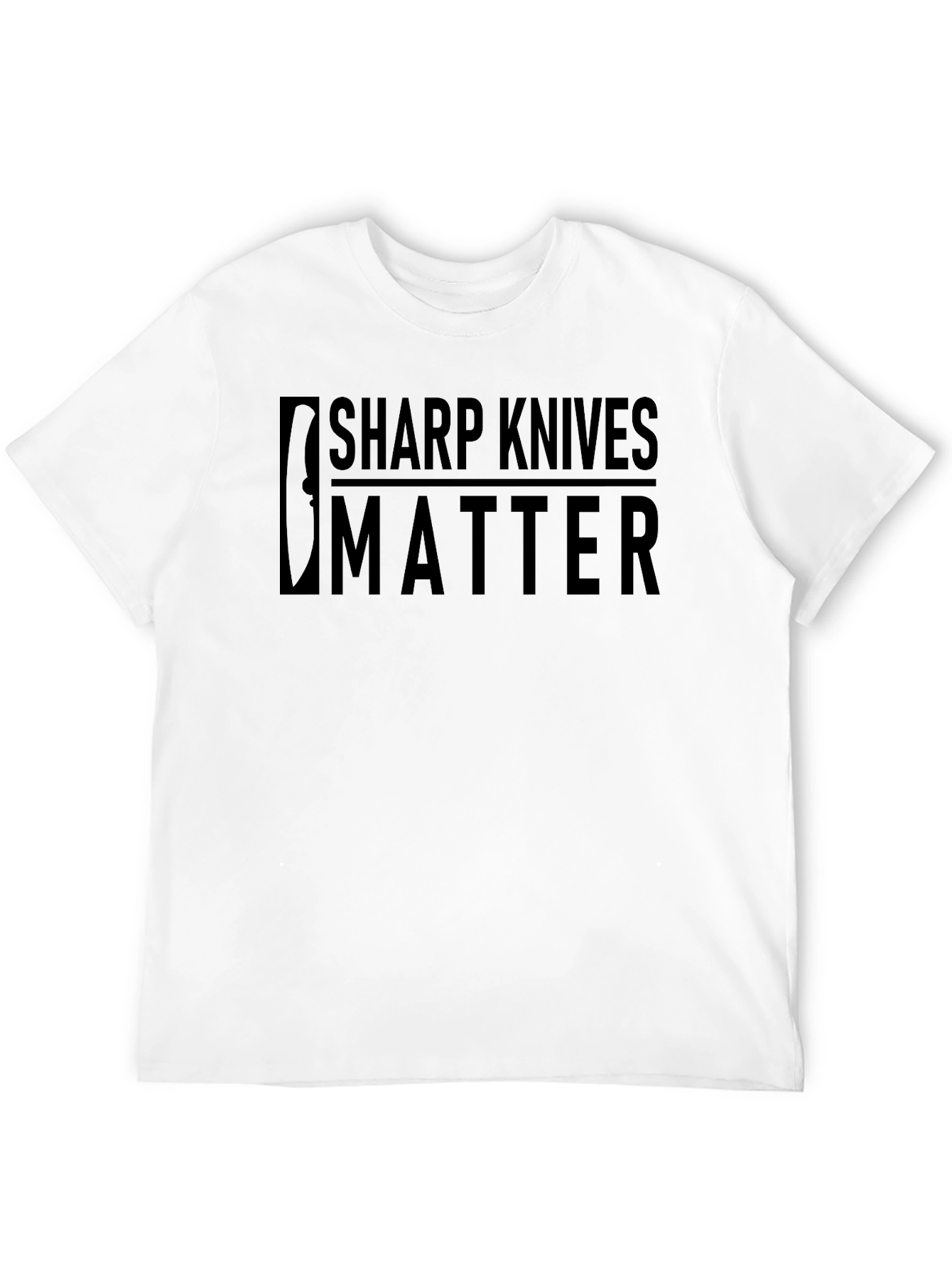 Sharp Knives Matter Graphic Tee - Black