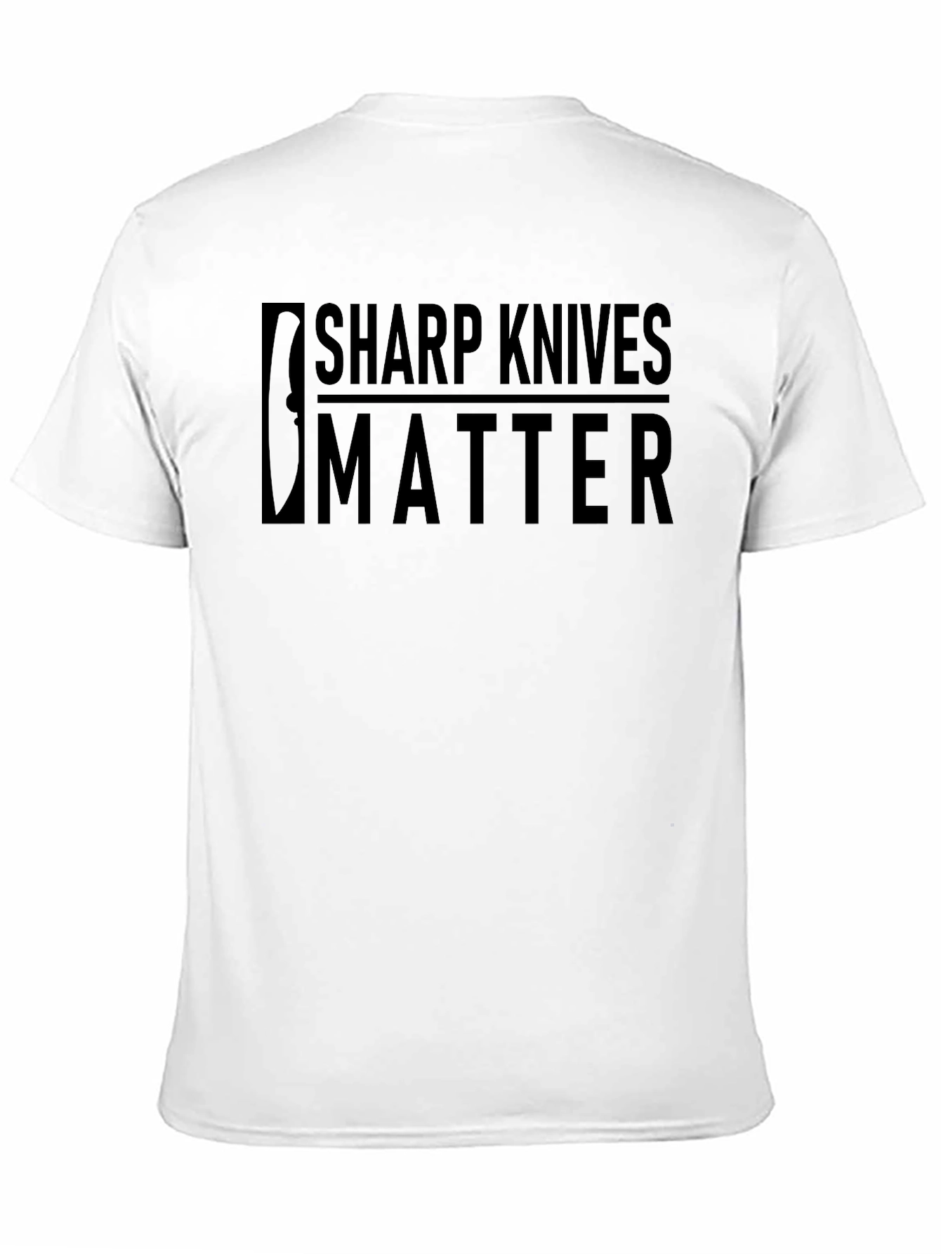 Sharp Knives Matter Graphic Tee - Black