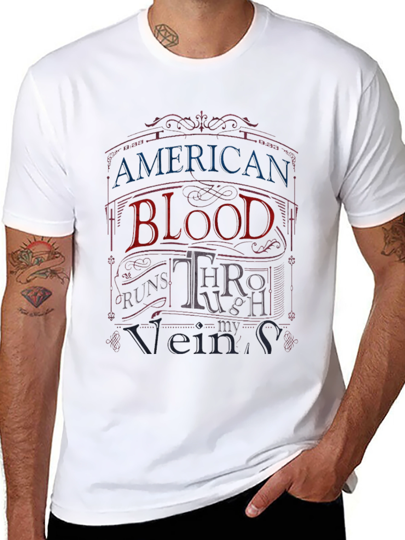 American Blood Graphic Tee