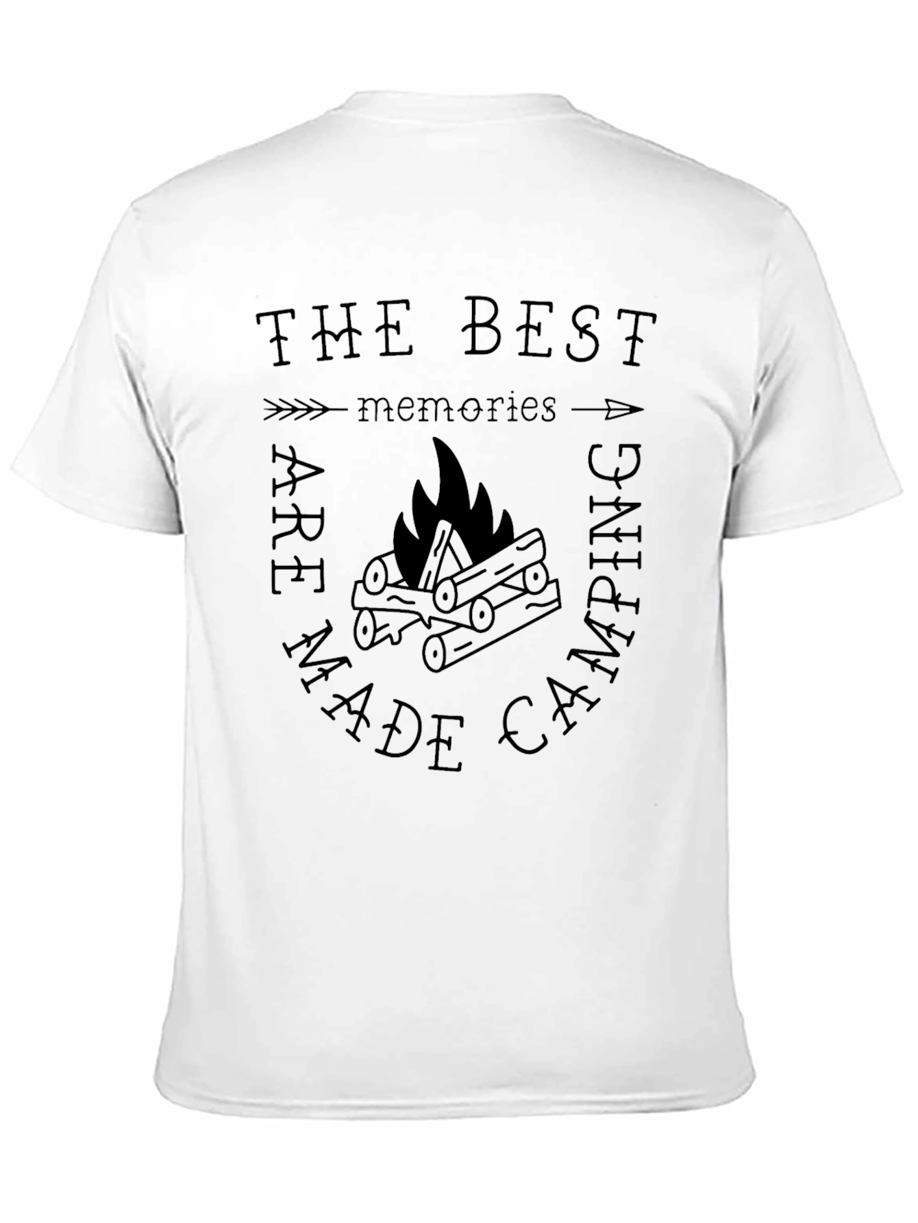 Camping Memories Graphic Tee - Black T-Shirt