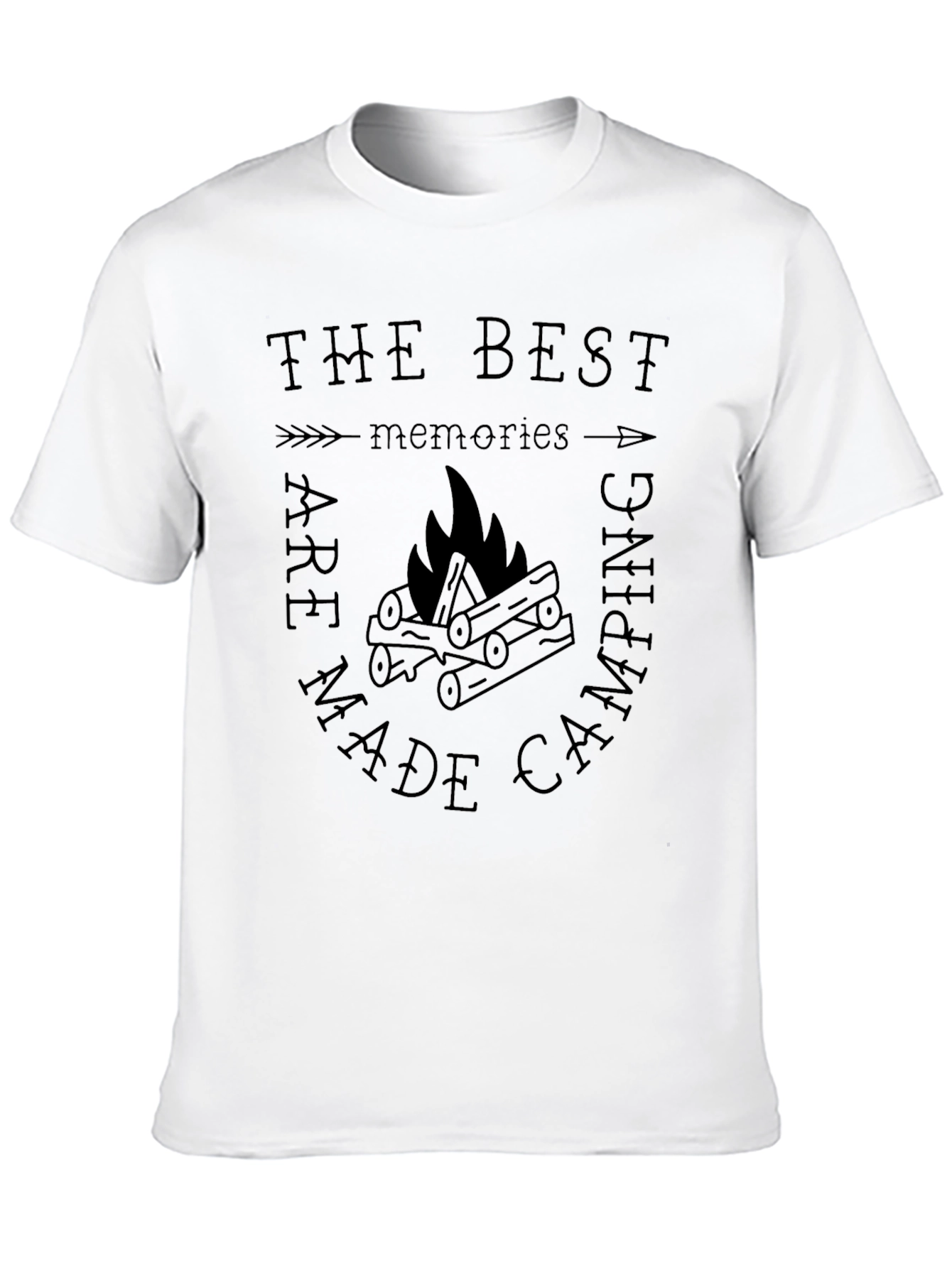 Camping Memories Graphic Tee - Black T-Shirt