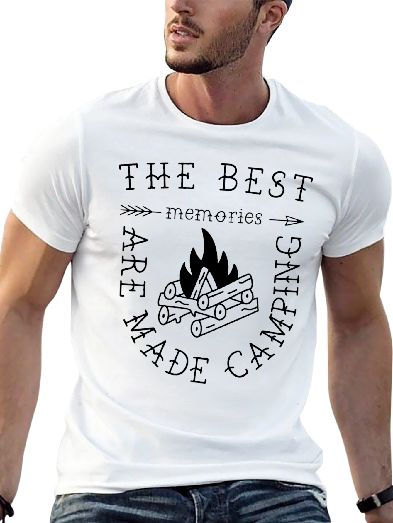 Camping Memories Graphic Tee - Black T-Shirt