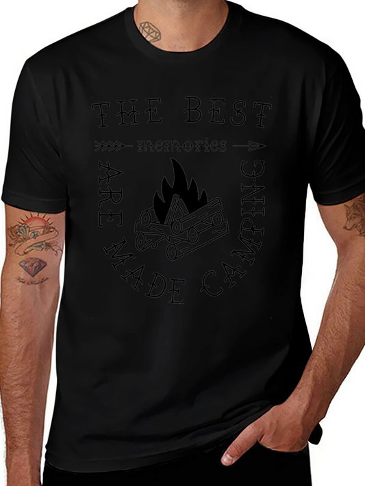 Camping Memories Graphic Tee - Black T-Shirt