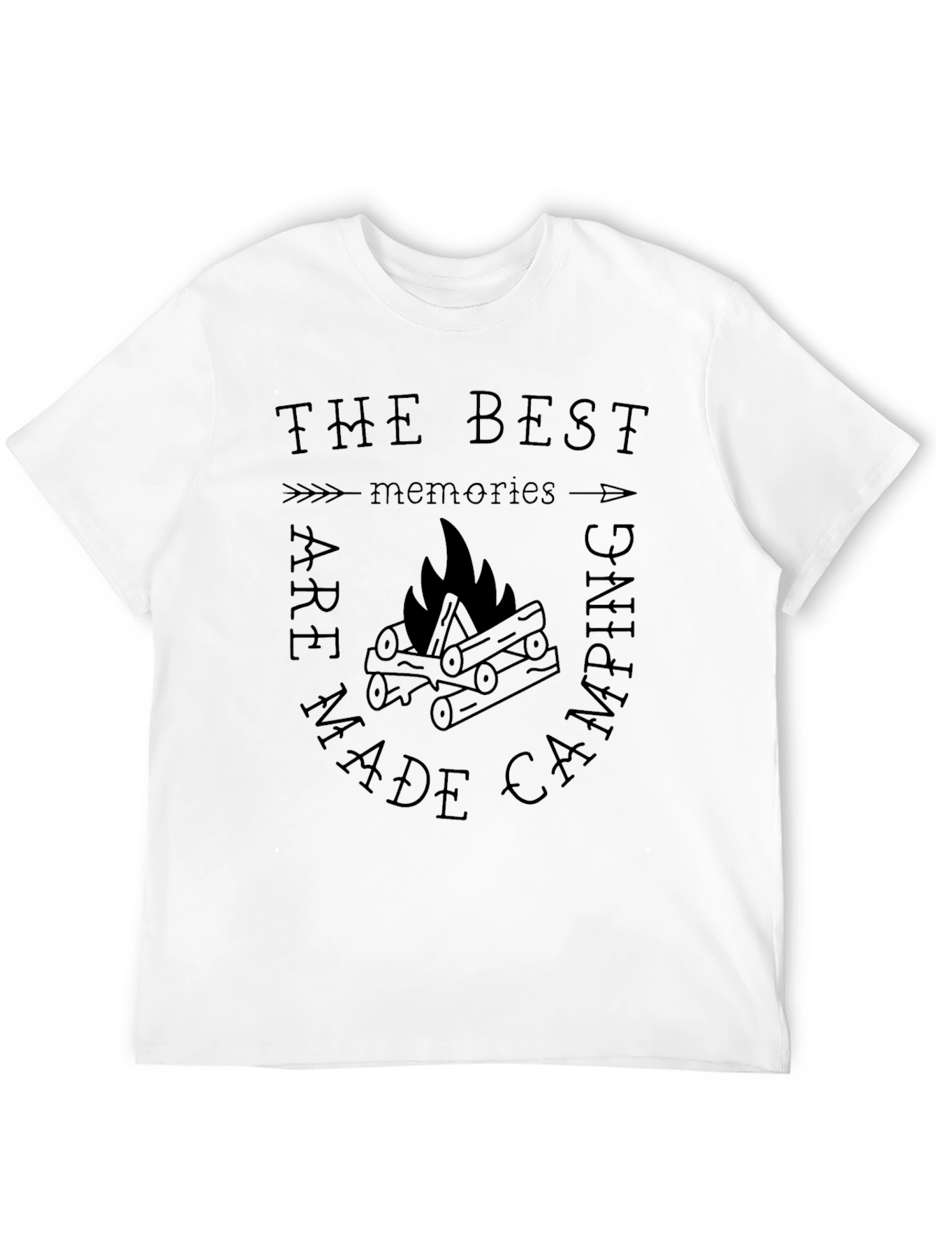 Camping Memories Graphic Tee - Black T-Shirt