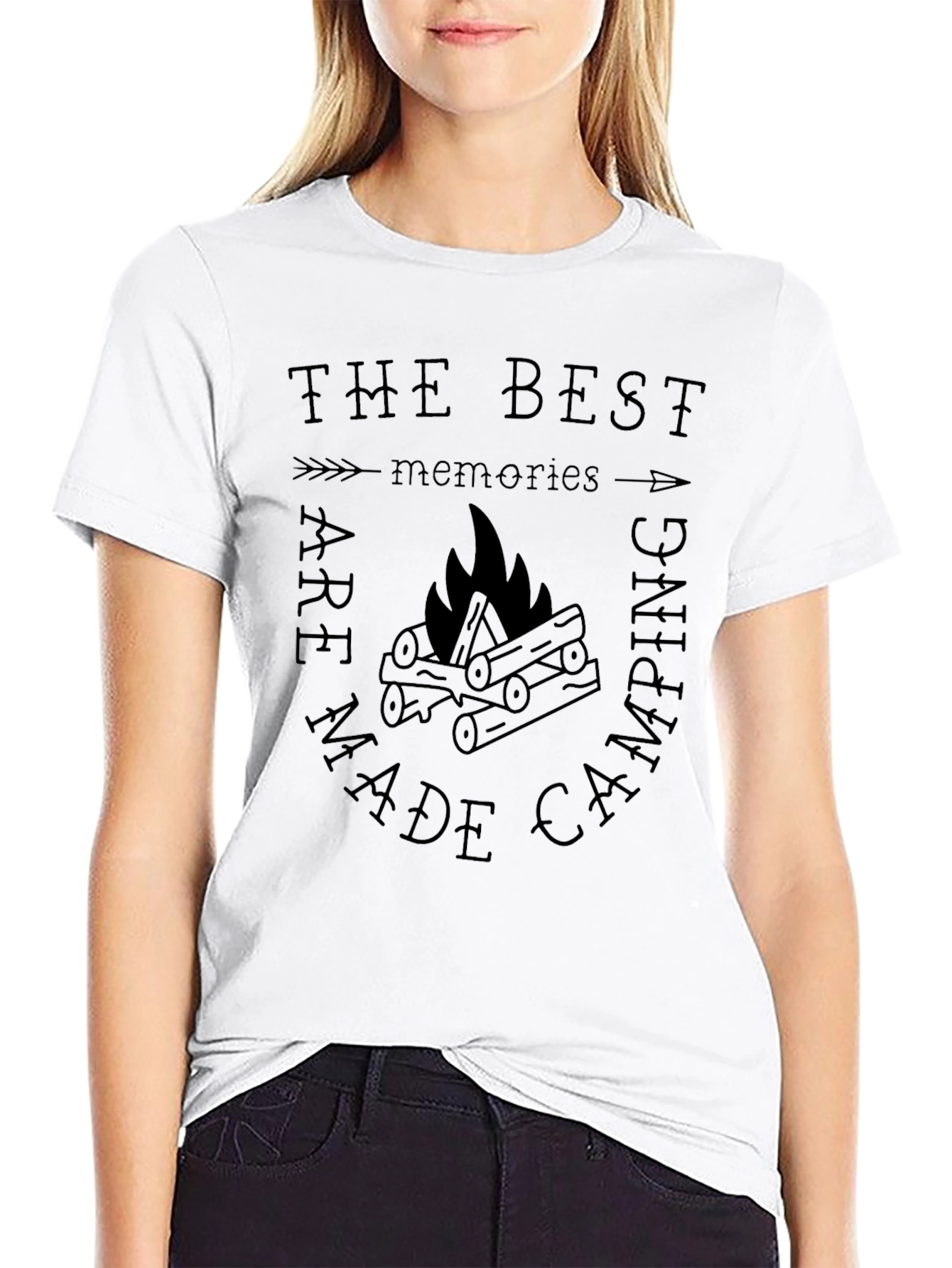 Camping Memories Graphic Tee - Black T-Shirt