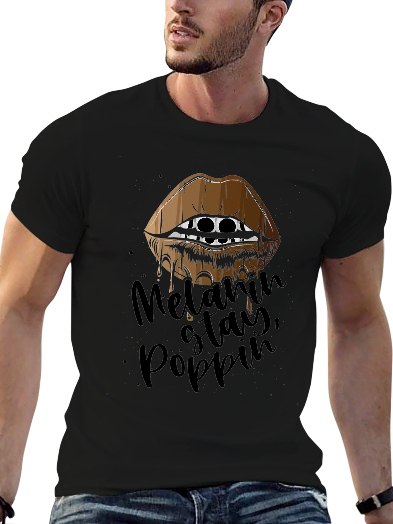 Melanin Poppin Graphic Tee