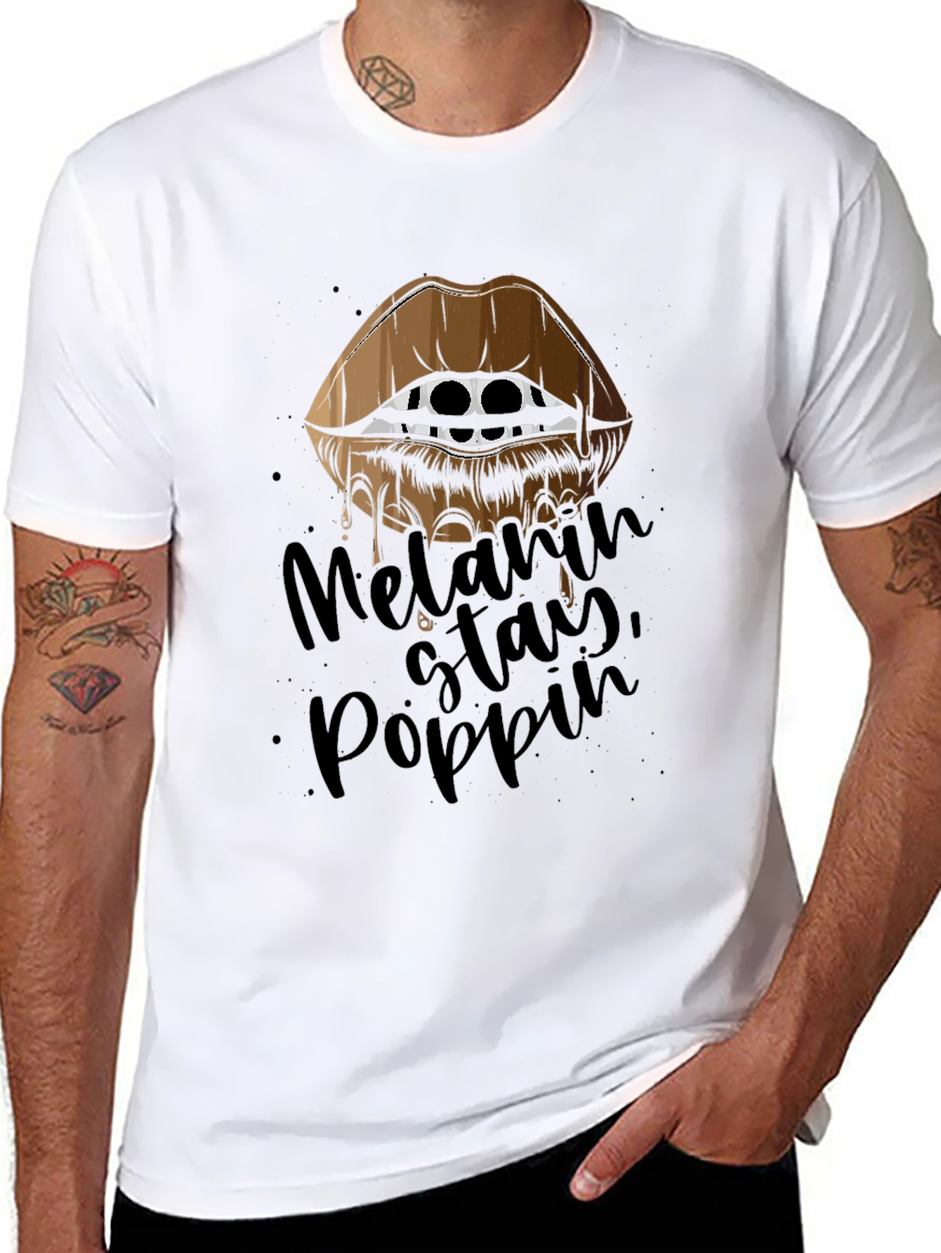 Melanin Poppin Graphic Tee