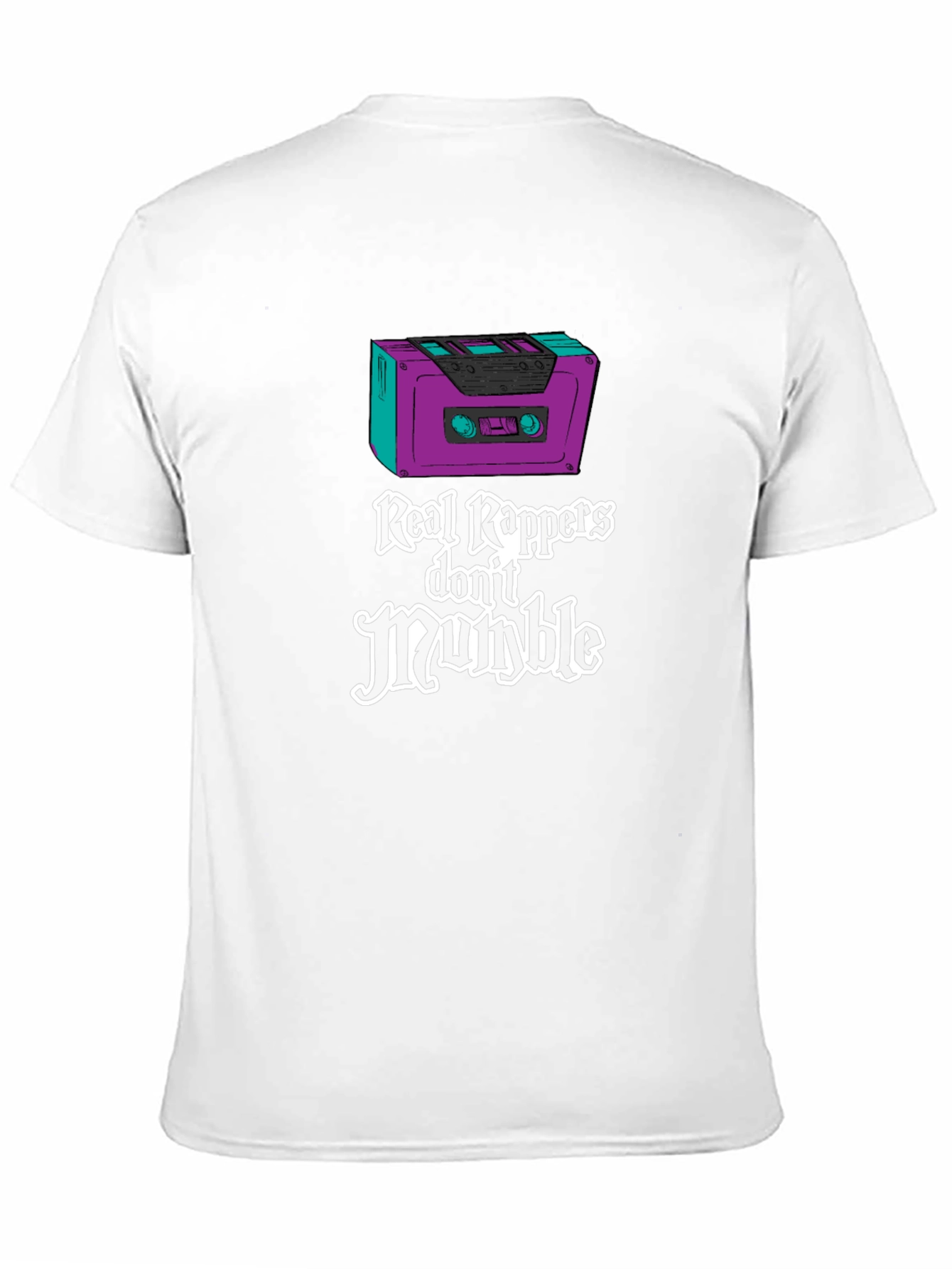 Real Rappers T-Shirt: Cassette Tape Style