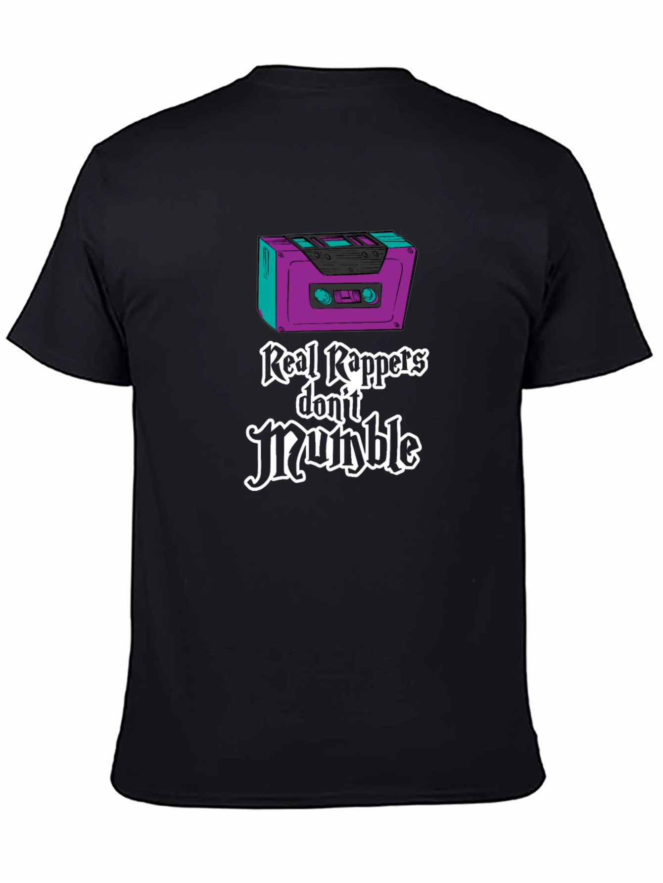 Real Rappers T-Shirt: Cassette Tape Style