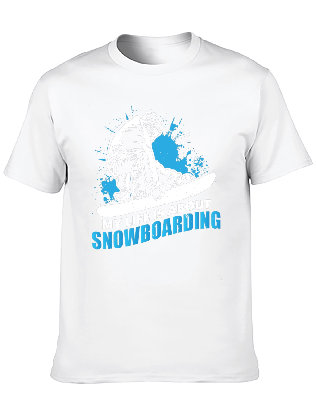 Snowboarding Life Tee - Black Graphic T-Shirt