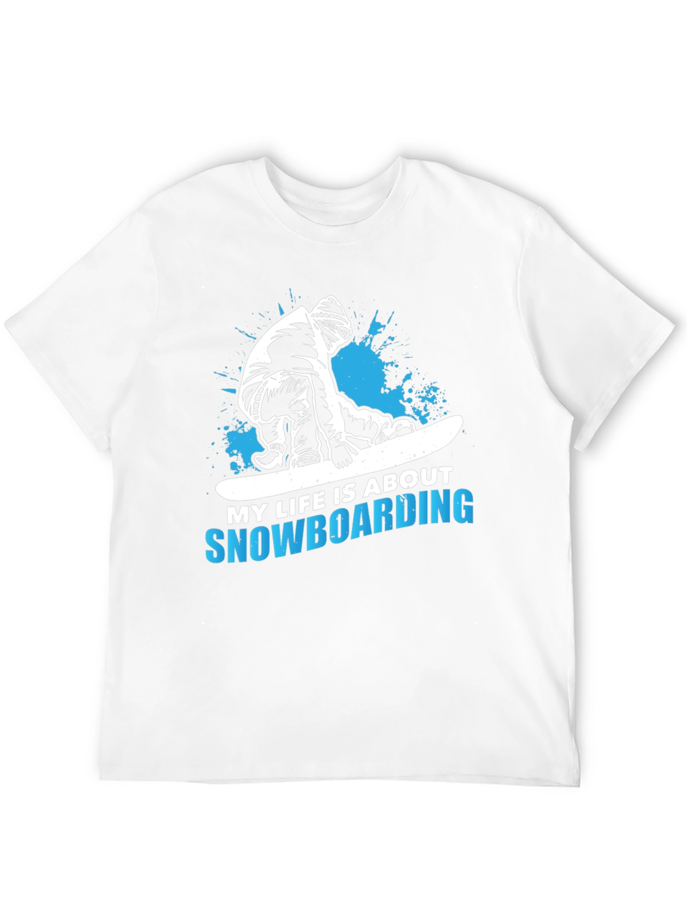 Snowboarding Life Tee - Black Graphic T-Shirt