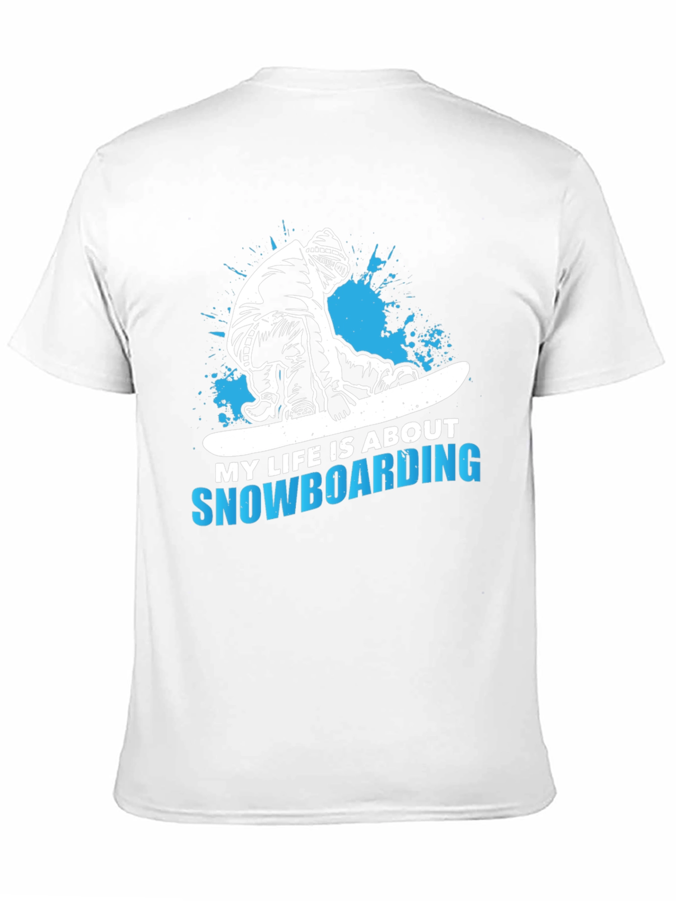 Snowboarding Life Tee - Black Graphic T-Shirt