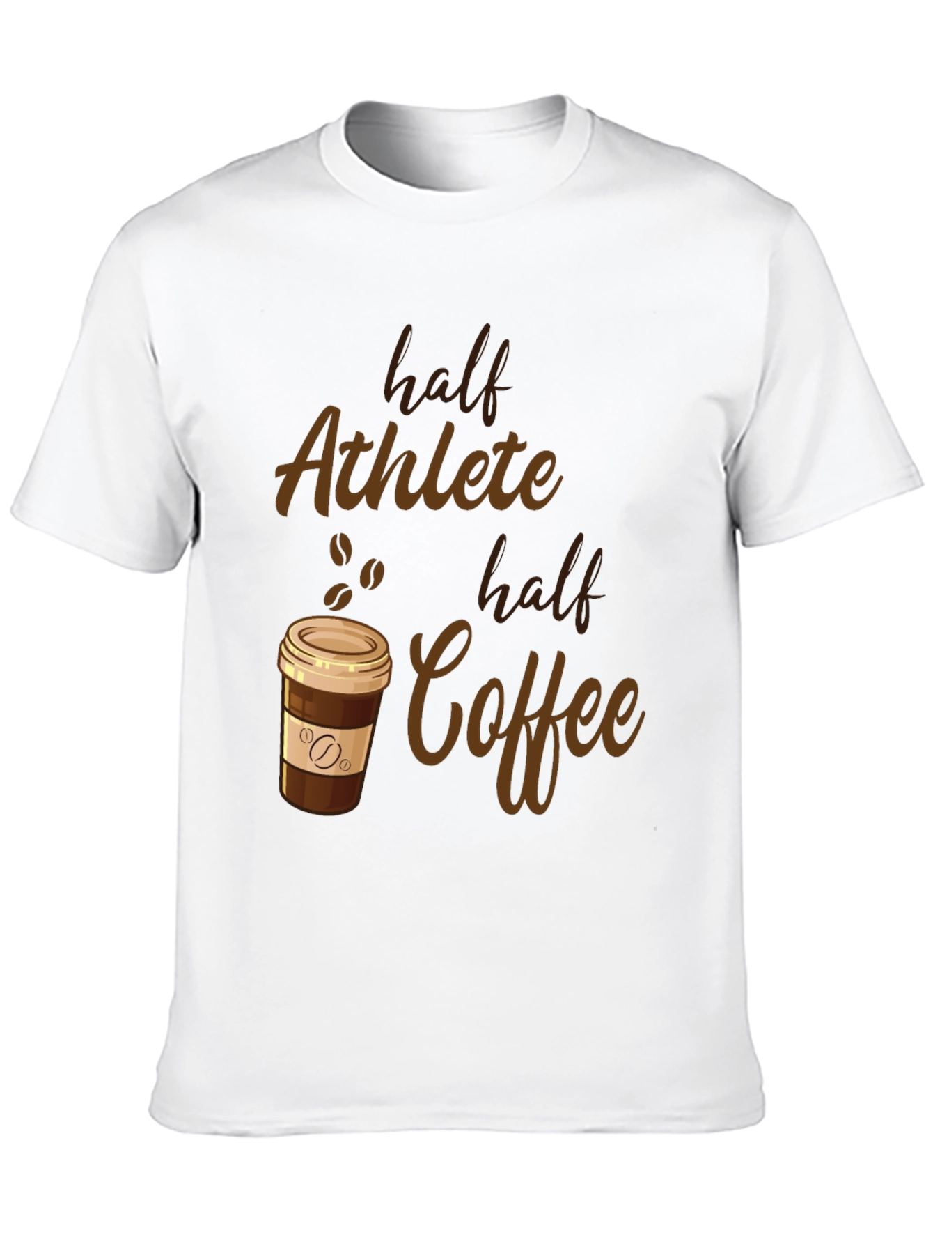 Half Athlete Half Coffee Graphic Tee