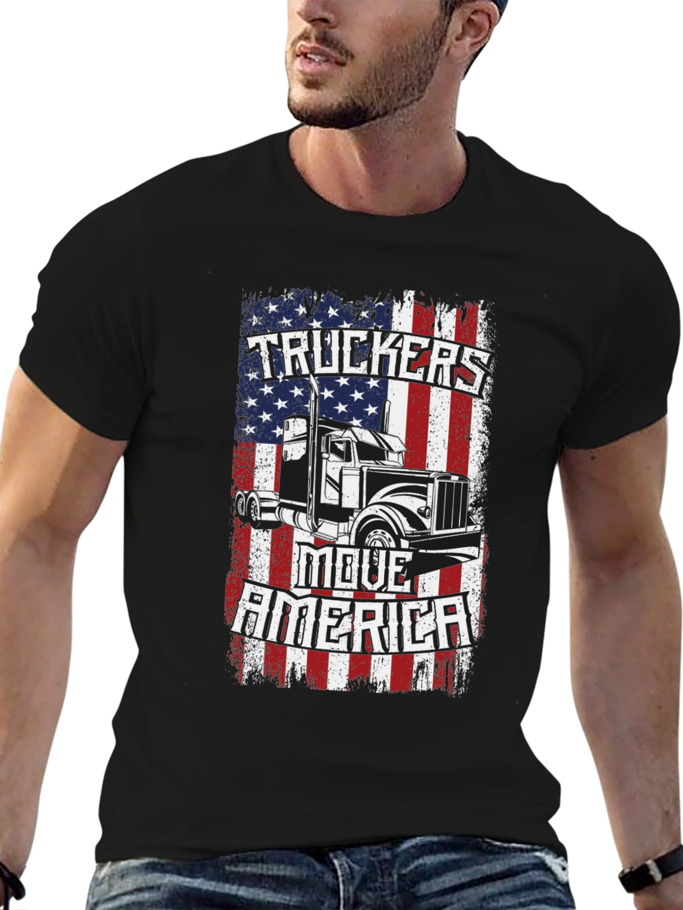 Truckers Move America Graphic Tee