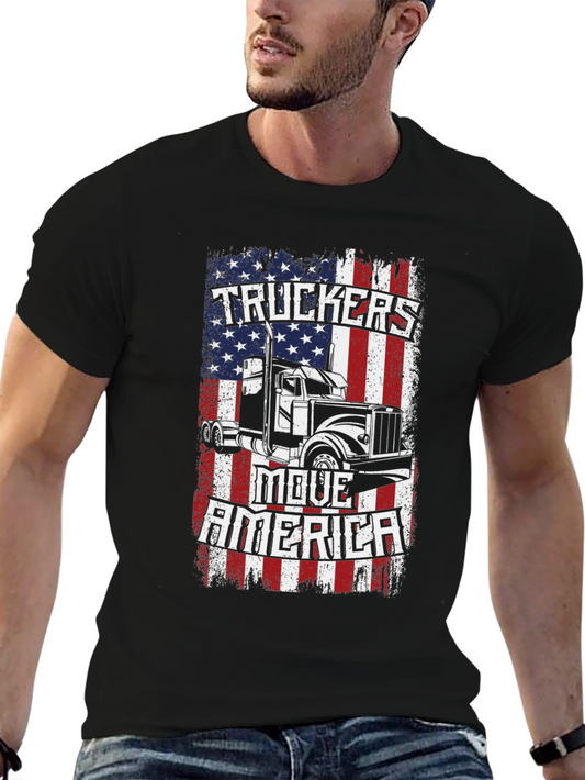 Truckers Move America Graphic Tee
