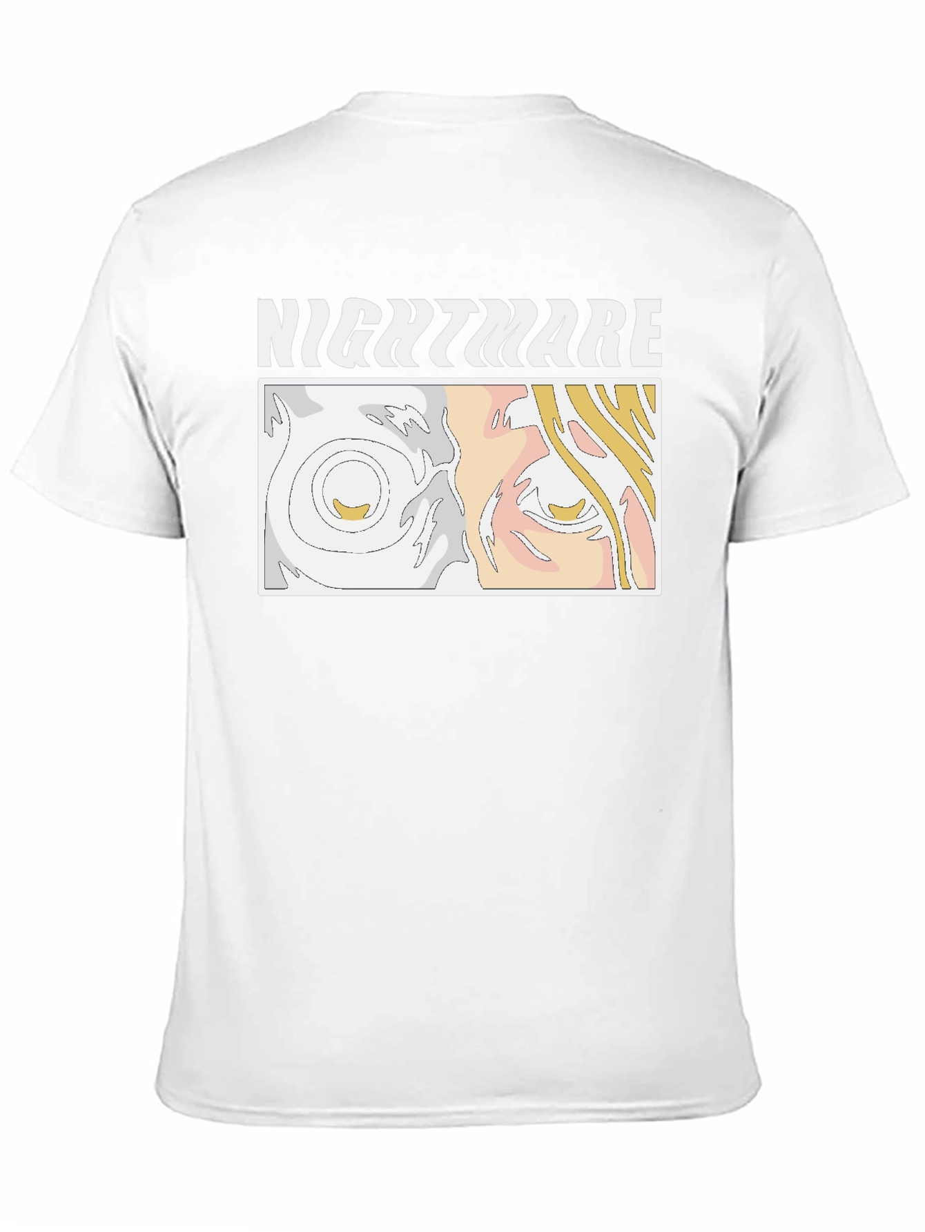 Nightmare Graphic Print Black T-Shirt