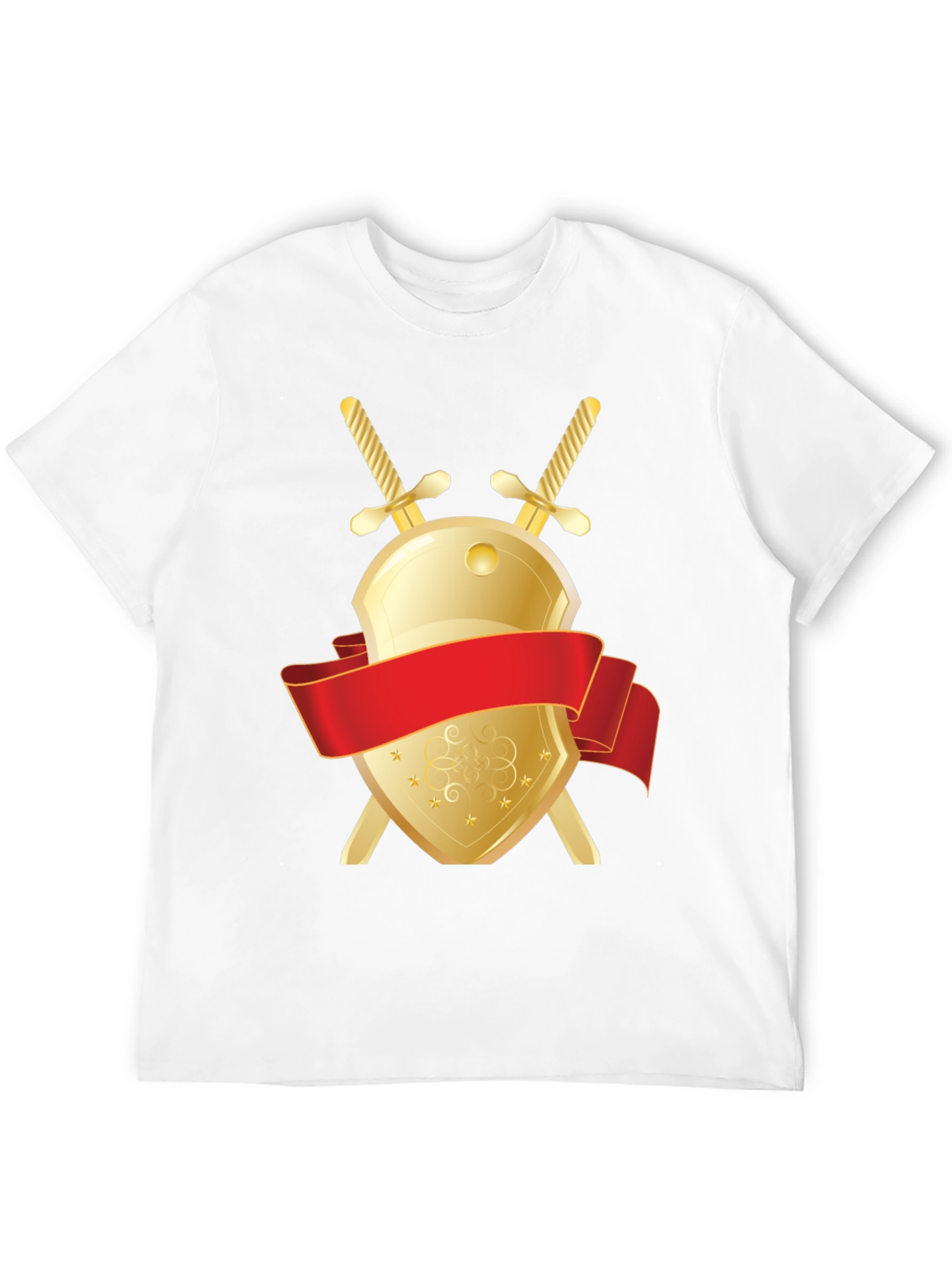 Shield & Swords Graphic Black T-Shirt