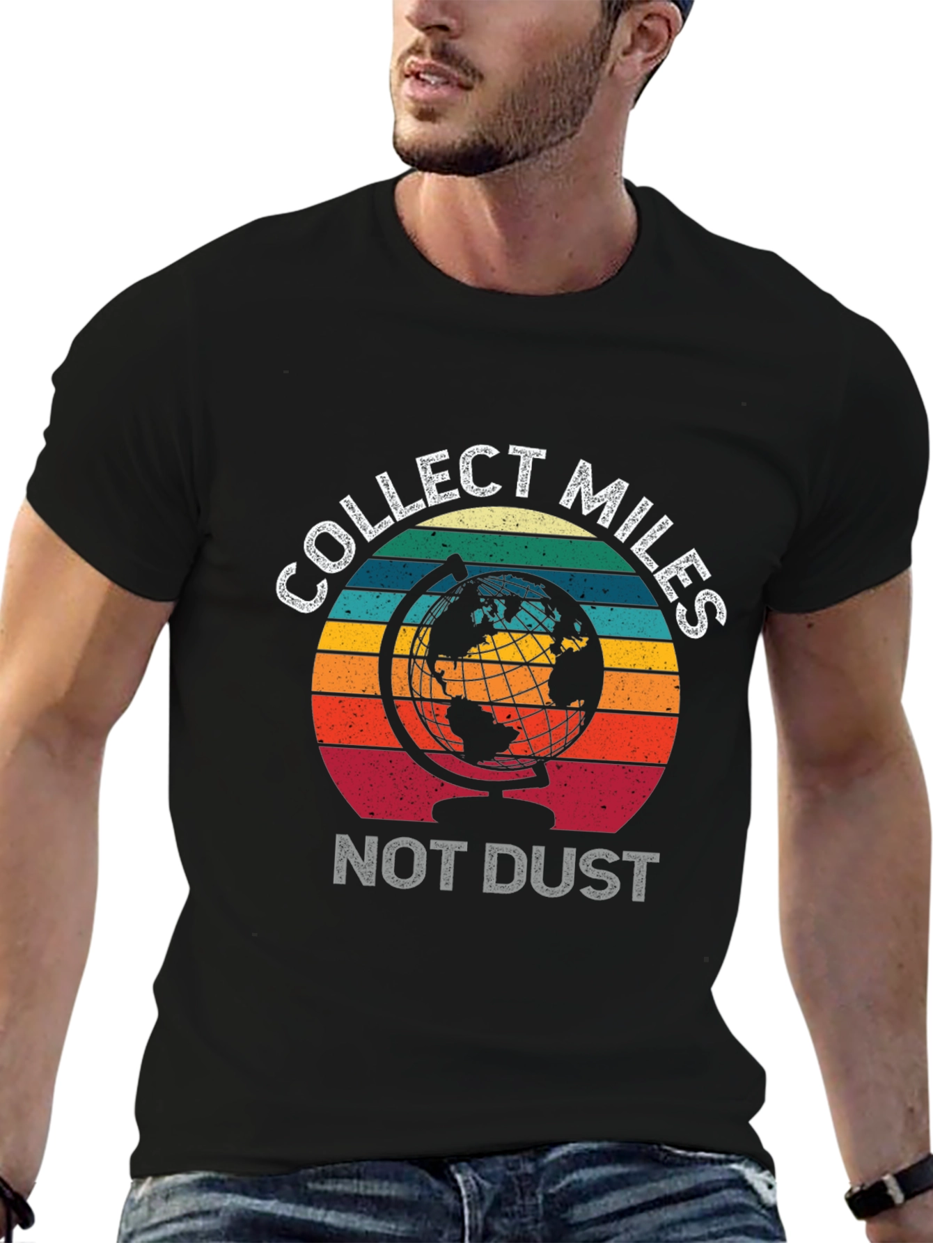 Collect Miles Globe Graphic Tee