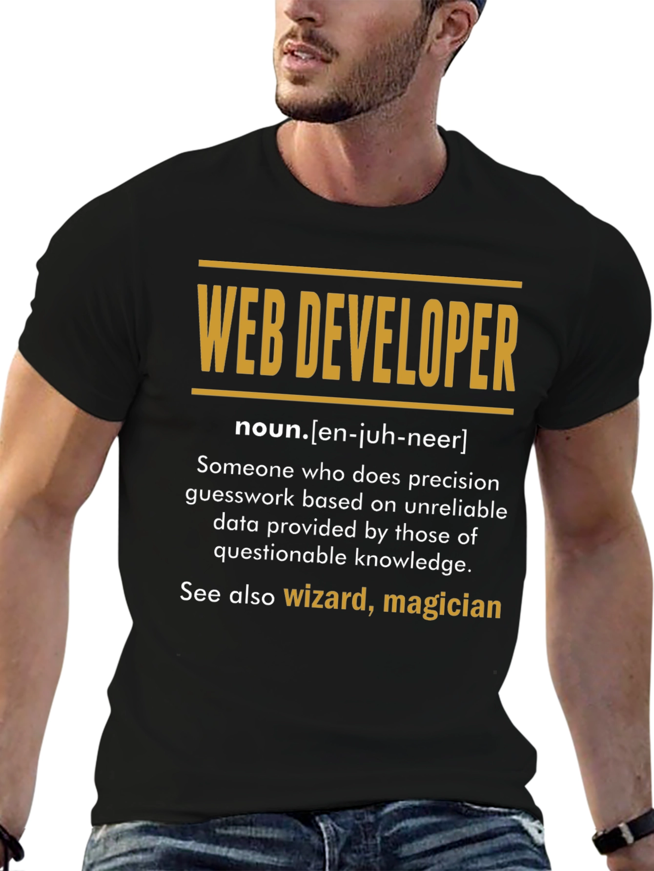 Web Developer Definition T-Shirt - Programmer Gift