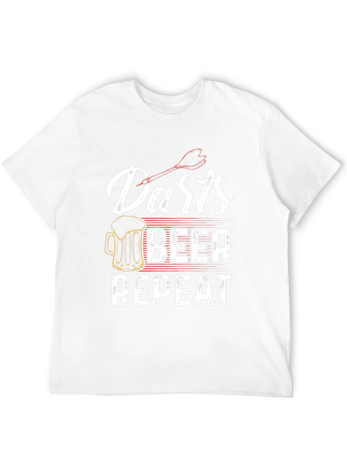 Darts Beer Repeat Graphic T-Shirt