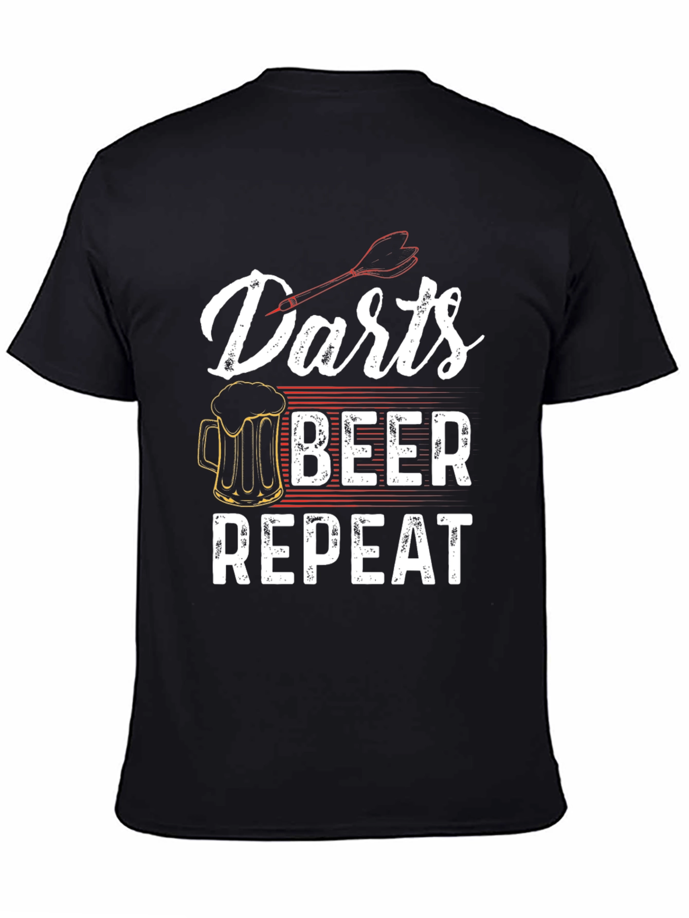 Darts Beer Repeat Graphic T-Shirt