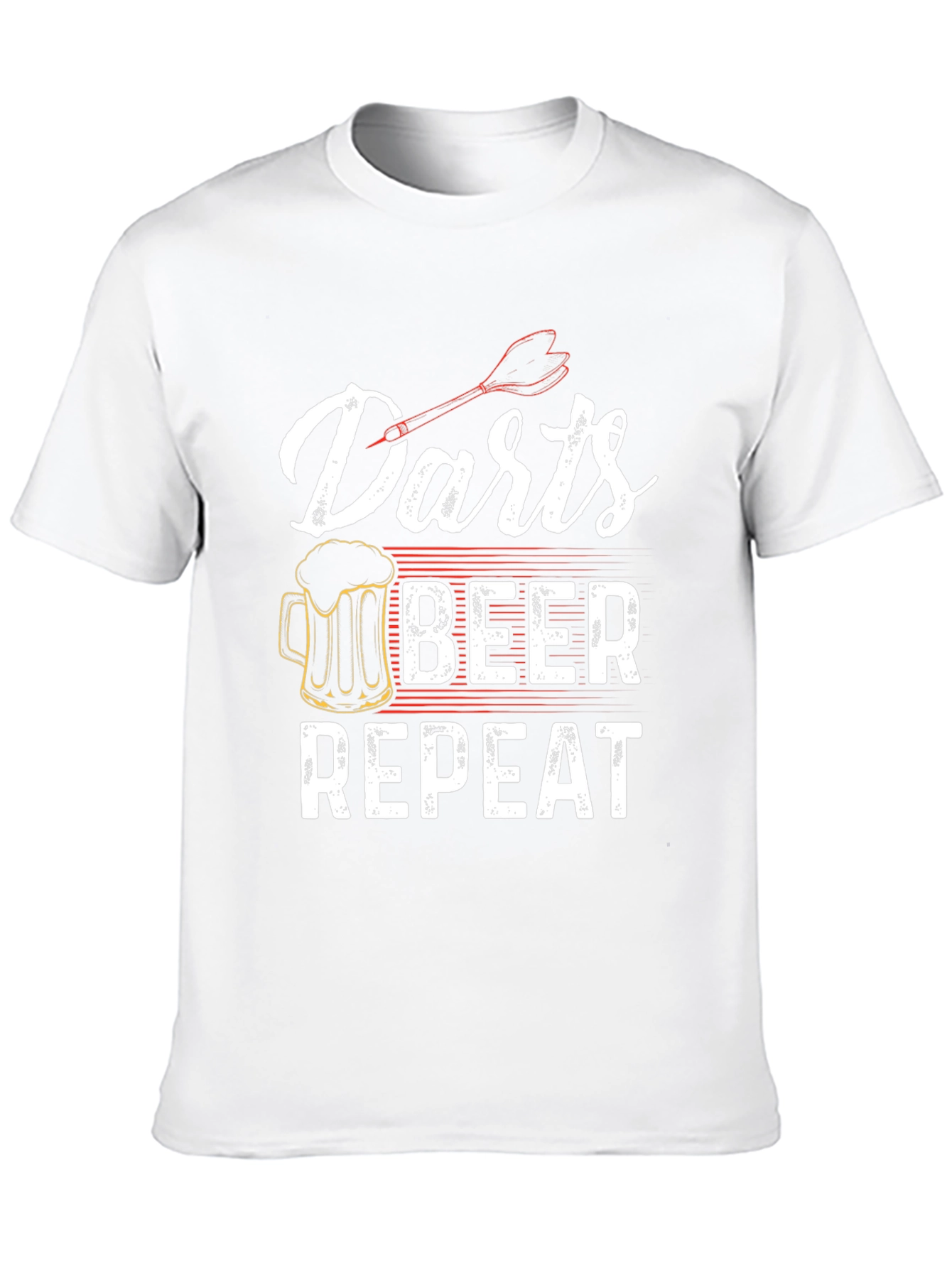 Darts Beer Repeat Graphic T-Shirt